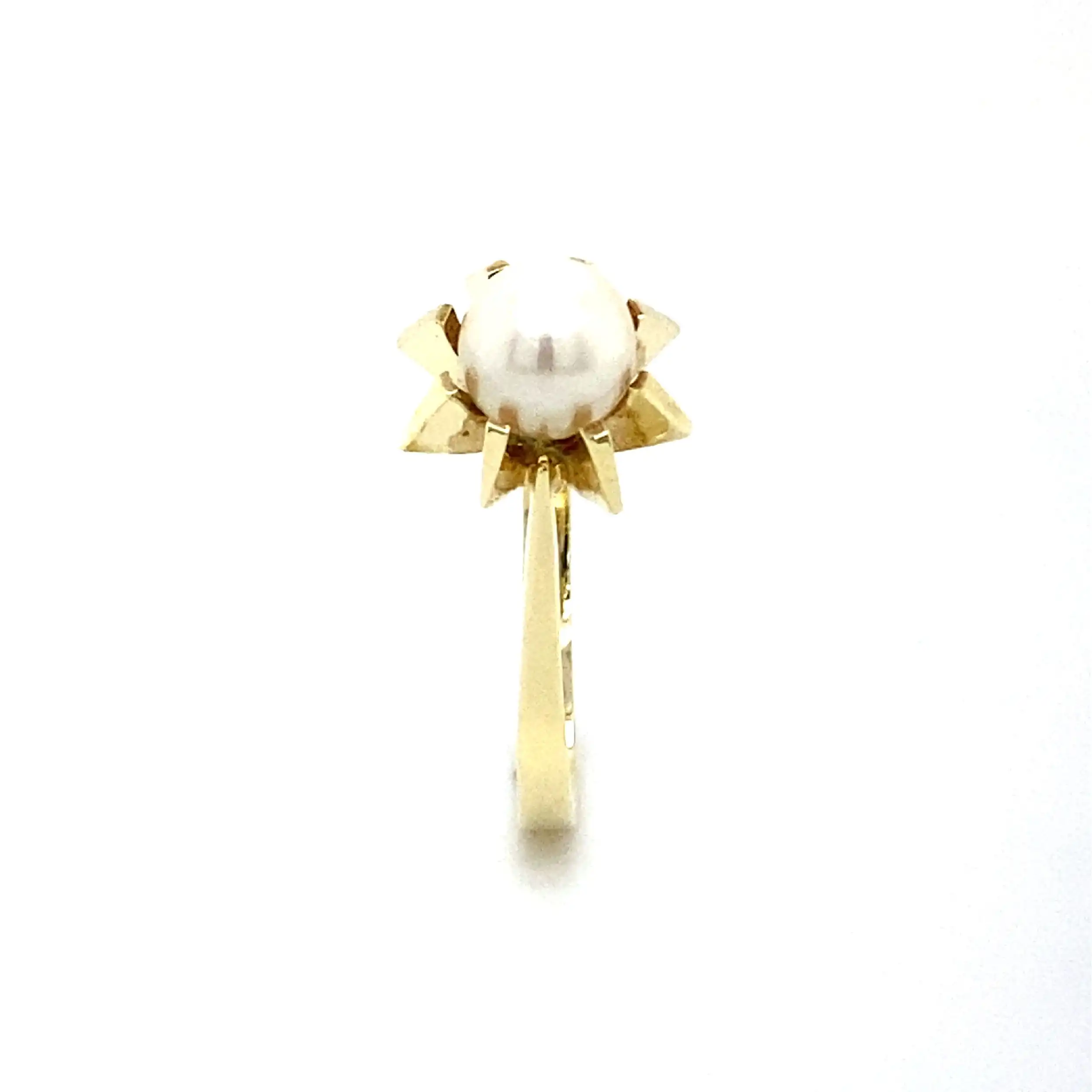 Ring Gelbgold mit Perle