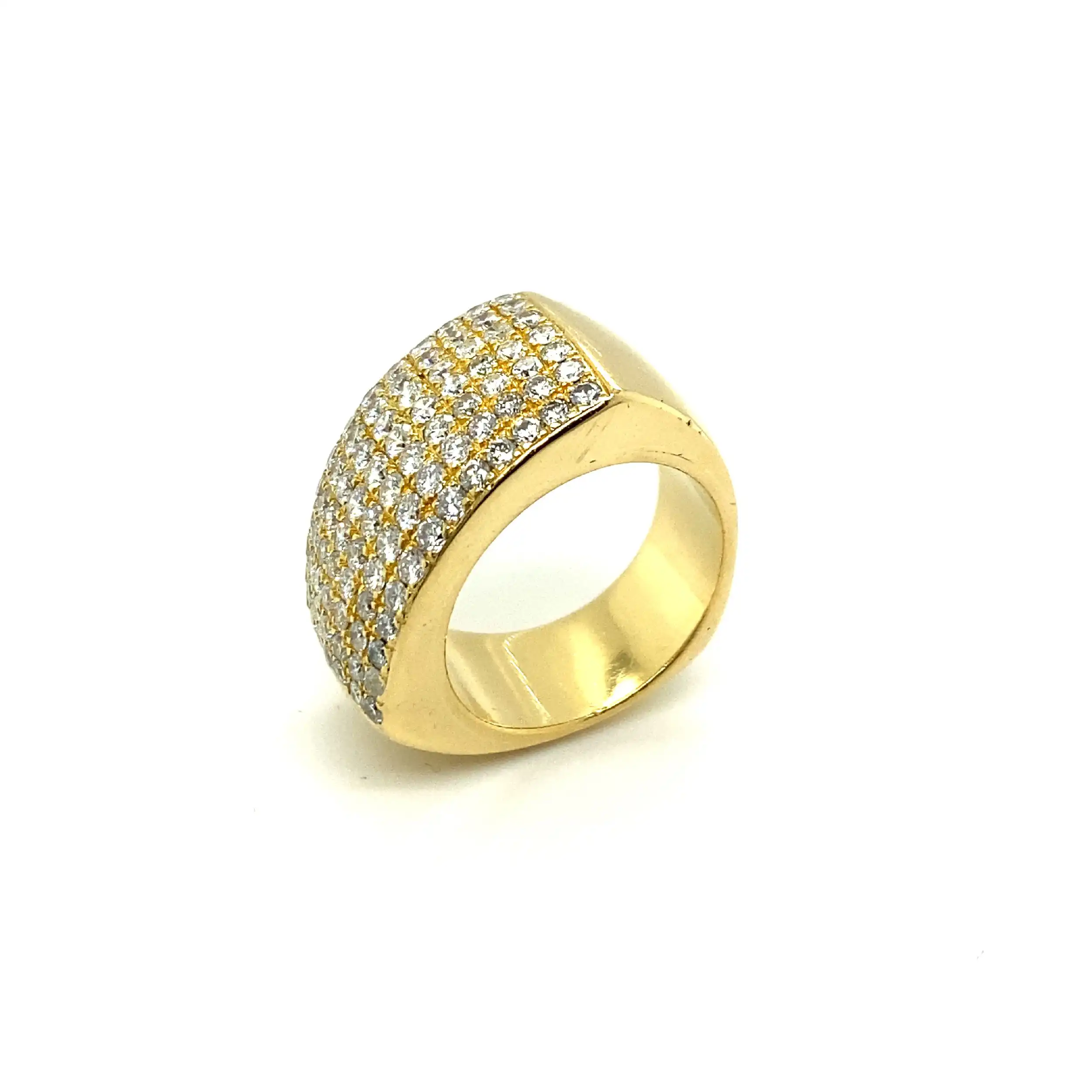 Ring Gelbgold mit Brillanten