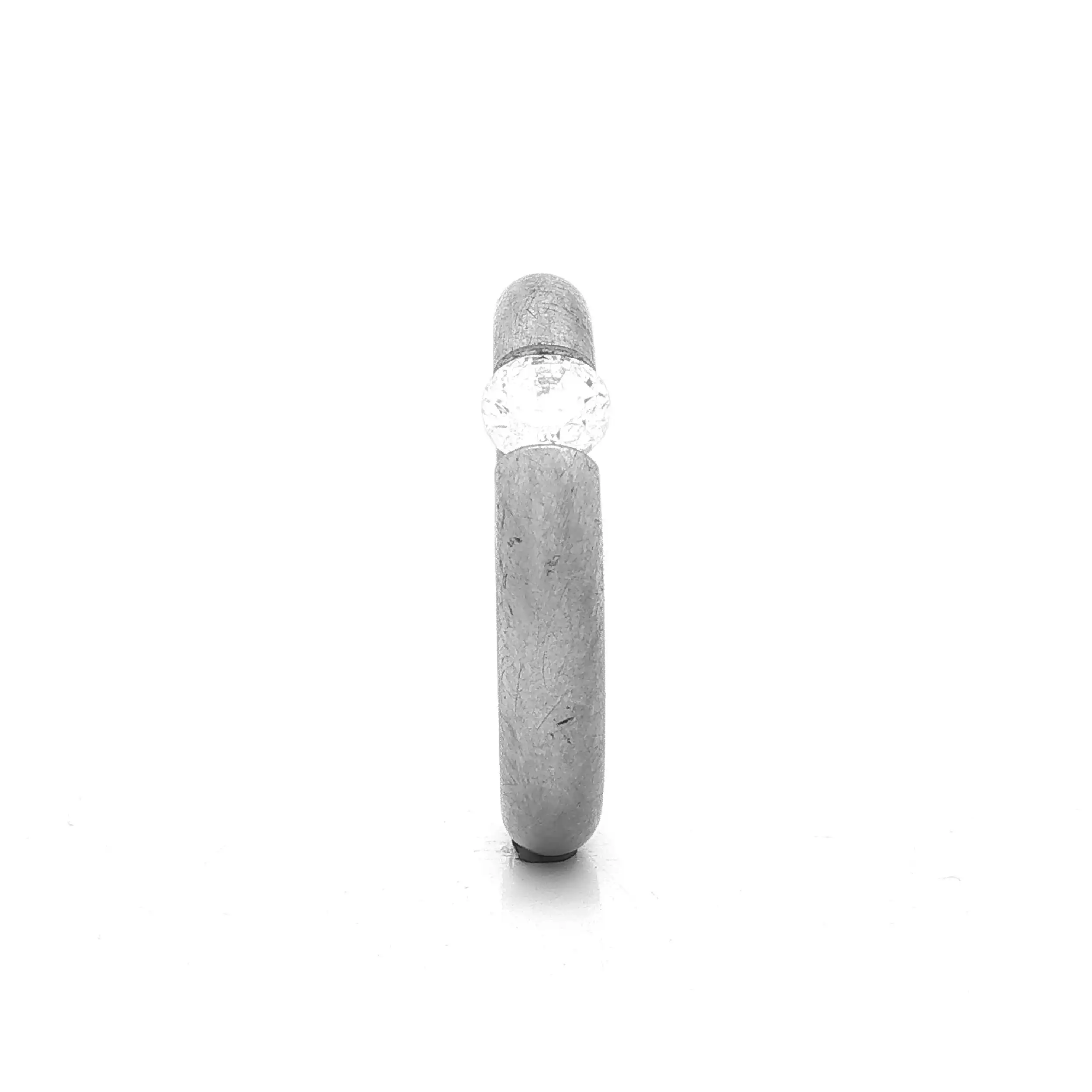 Spannring Silber Niessing "Musterring" Rund mit Zirkonia Spannring Silber Niessing "Musterring" Rund mit Zirkonia