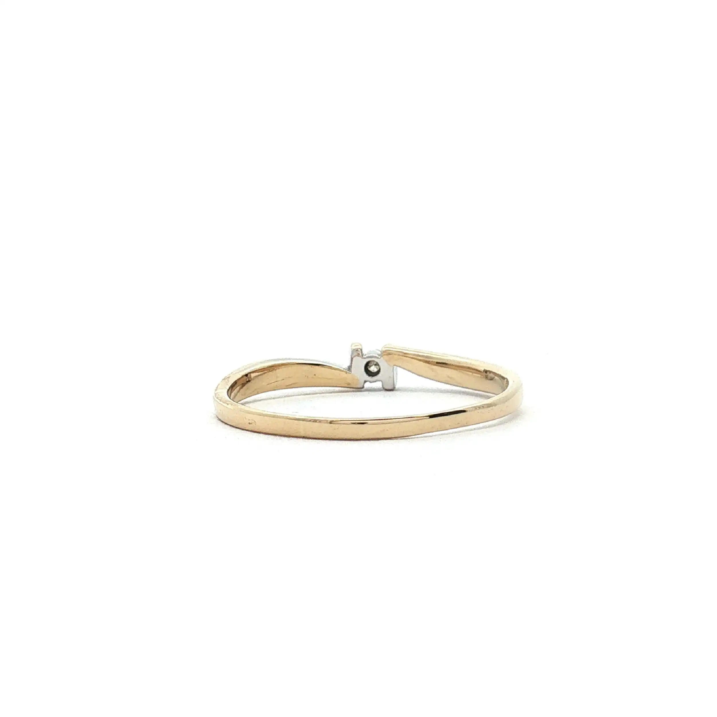 Ring Gelbgold mit Solitär Brillant Ring Gelbgold mit Solitär Brillant