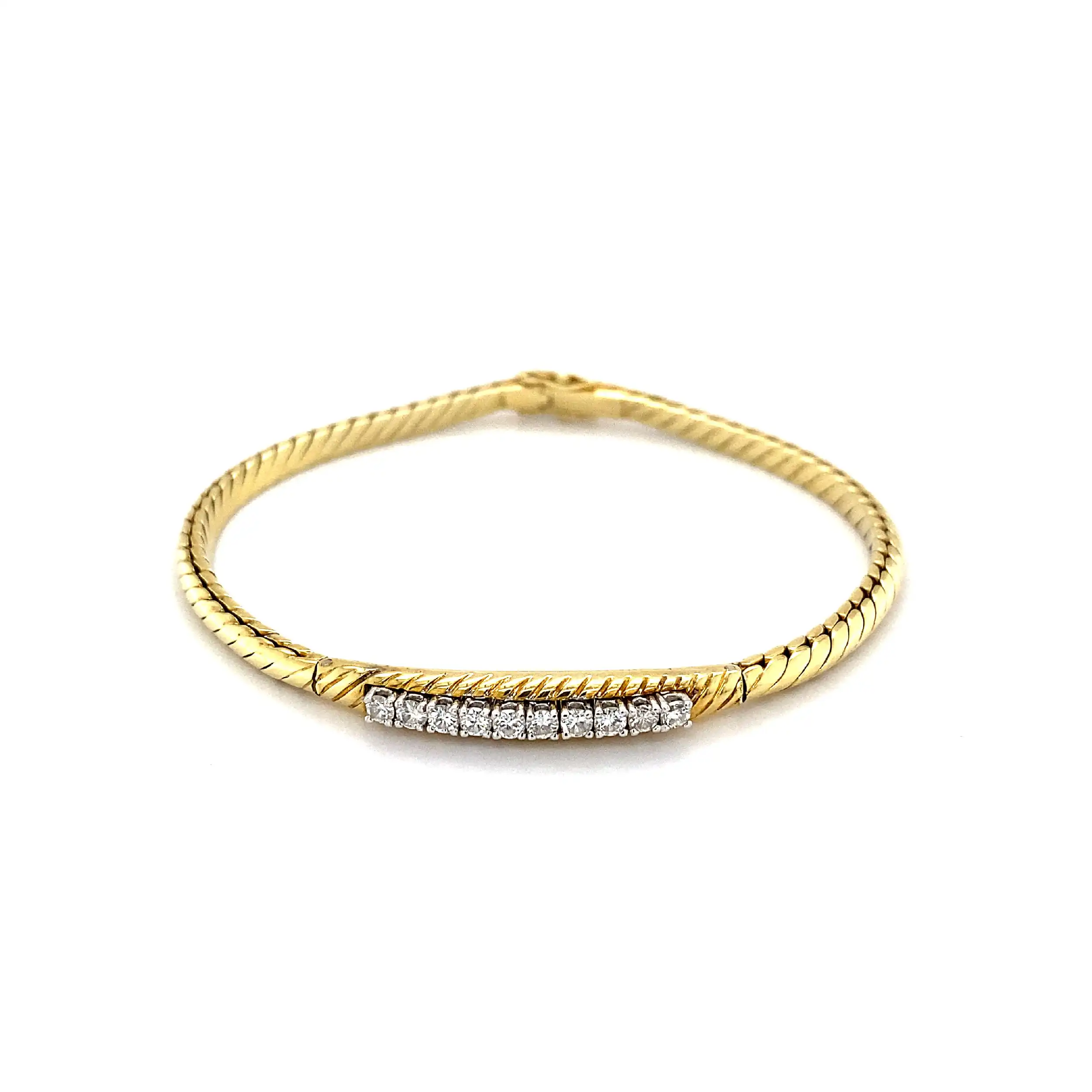 Armband Bicolor mit Brillanten Armband Bicolor mit Brillanten