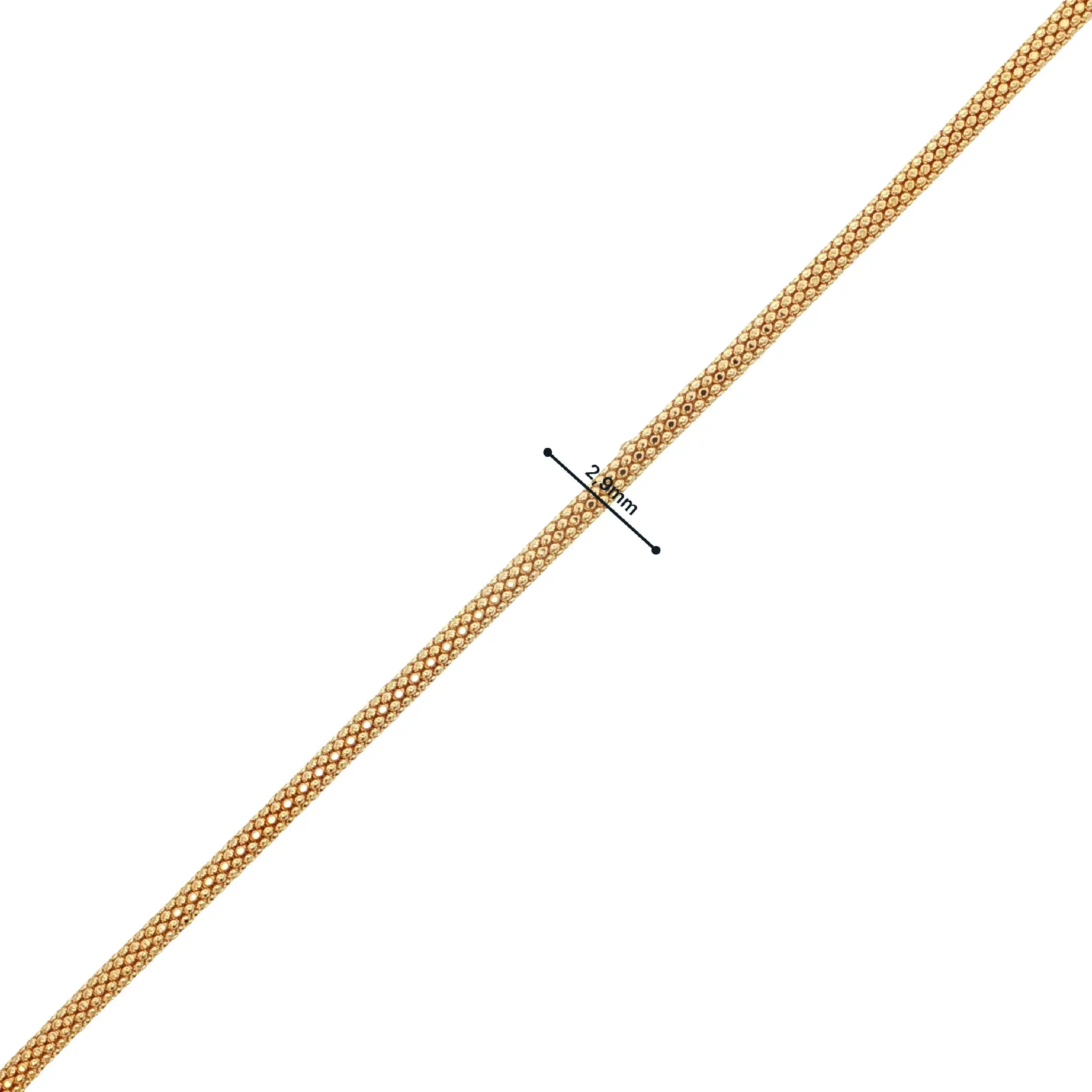 Armband Gelbgold Himbeermuster