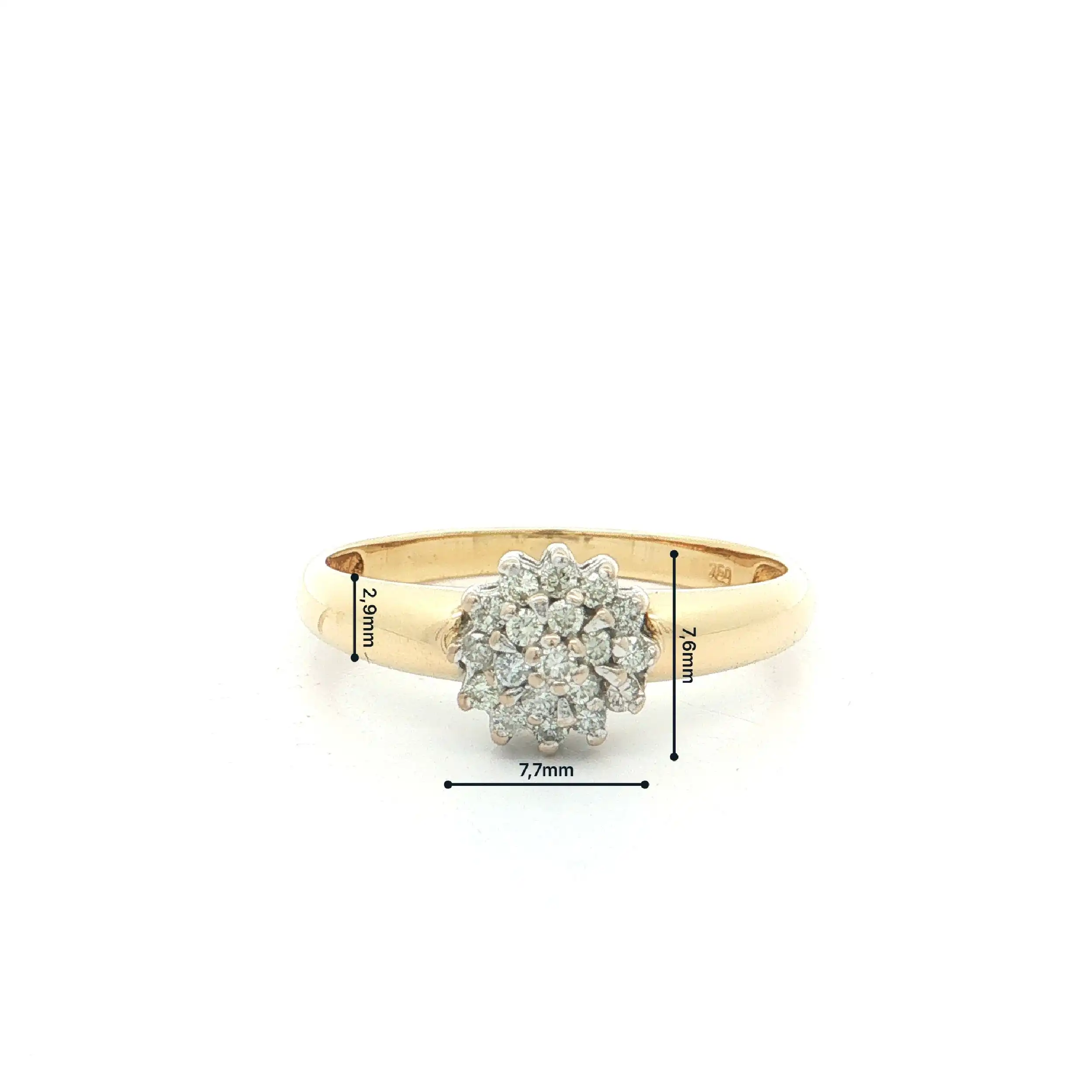 Ring Bicolor mit Brillanten Ring Bicolor mit Brillanten