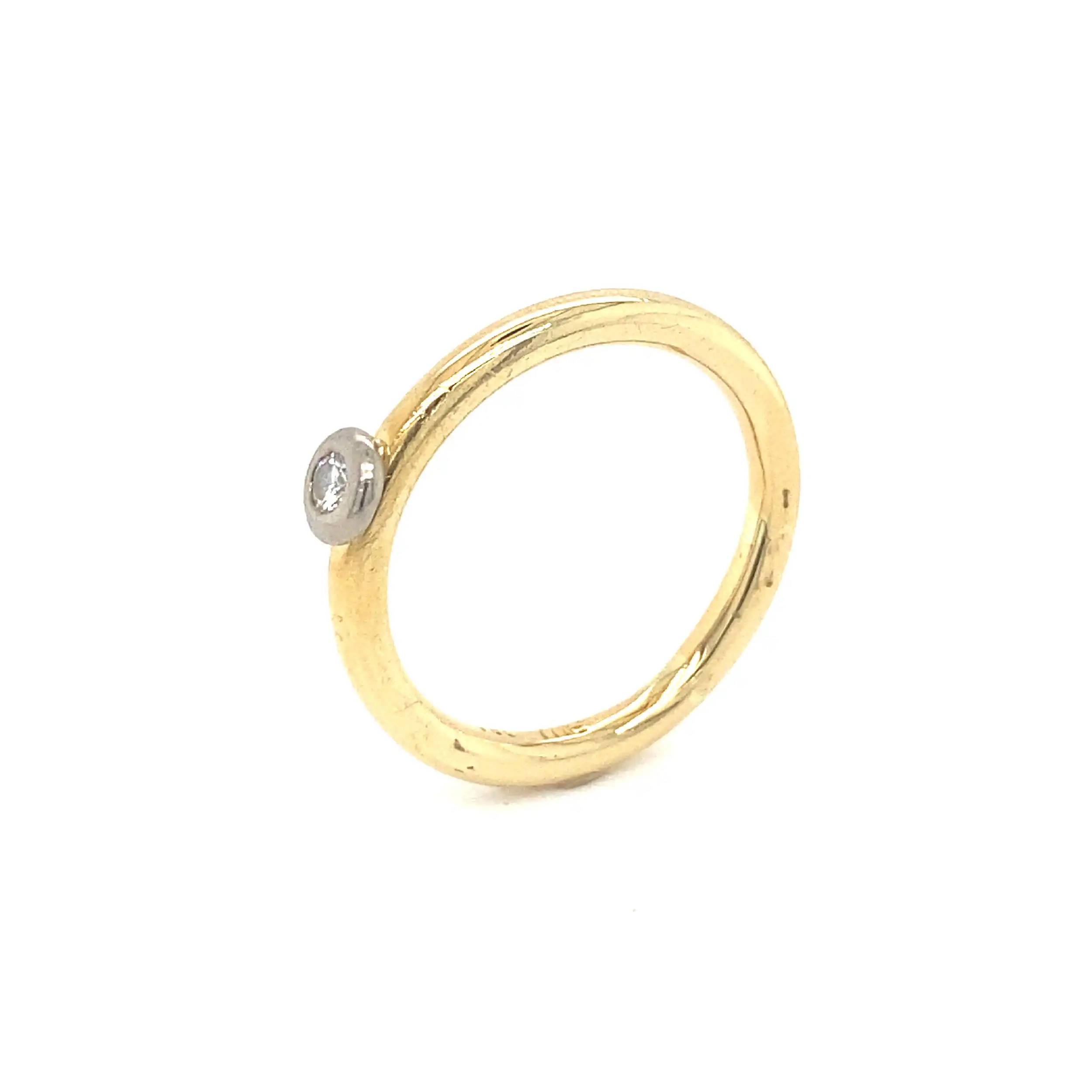 Ring Bicolor mit Brillanten
