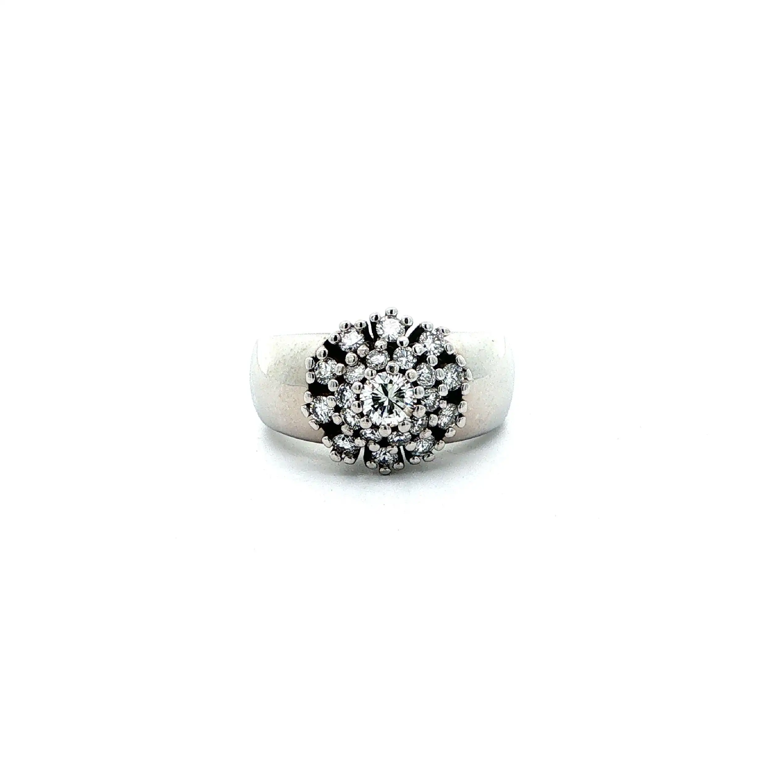 Ring Weißgold mit Brillanten Ring Weißgold mit Brillanten
