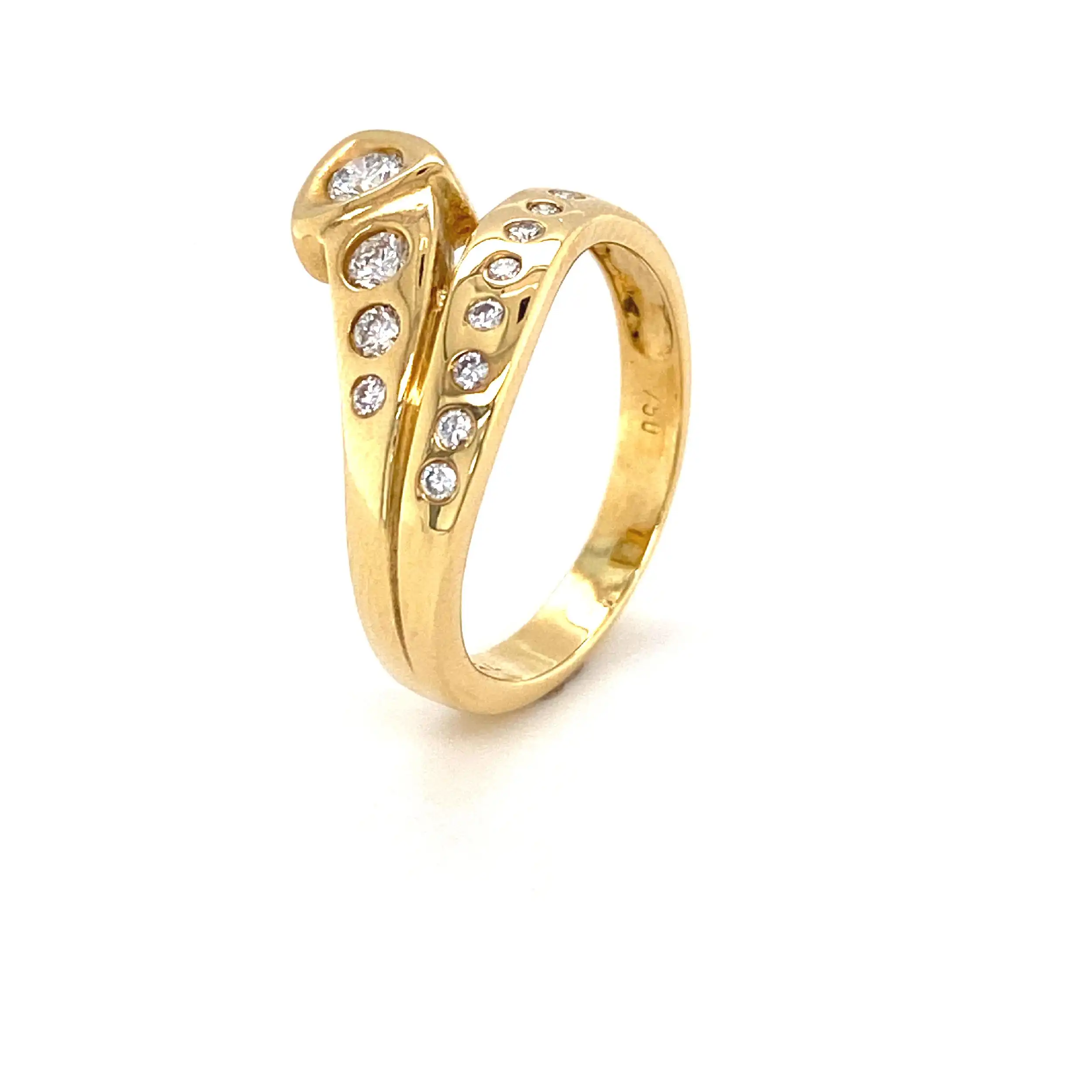 Ring Gelbgold mit Brillanten Ring Gelbgold mit Brillanten