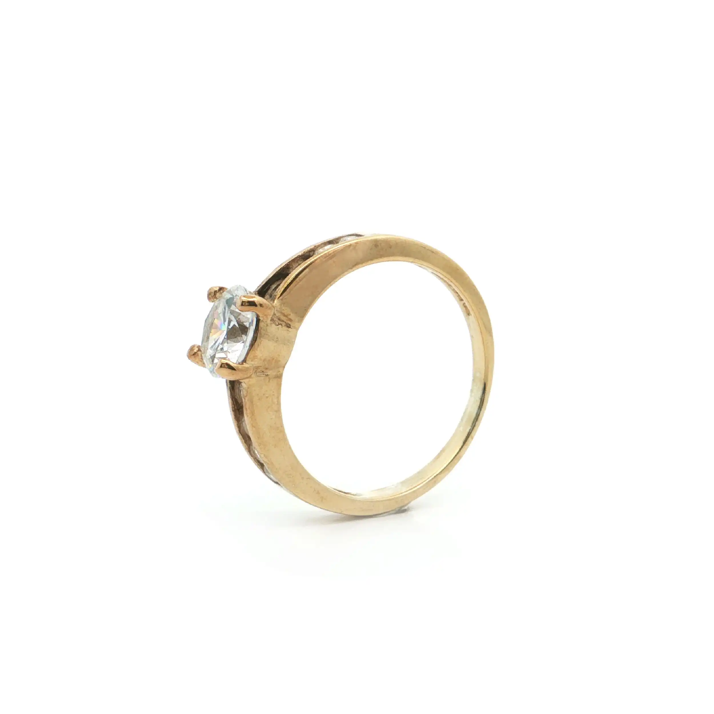 Ring Silber vergoldet mit Zirkonia