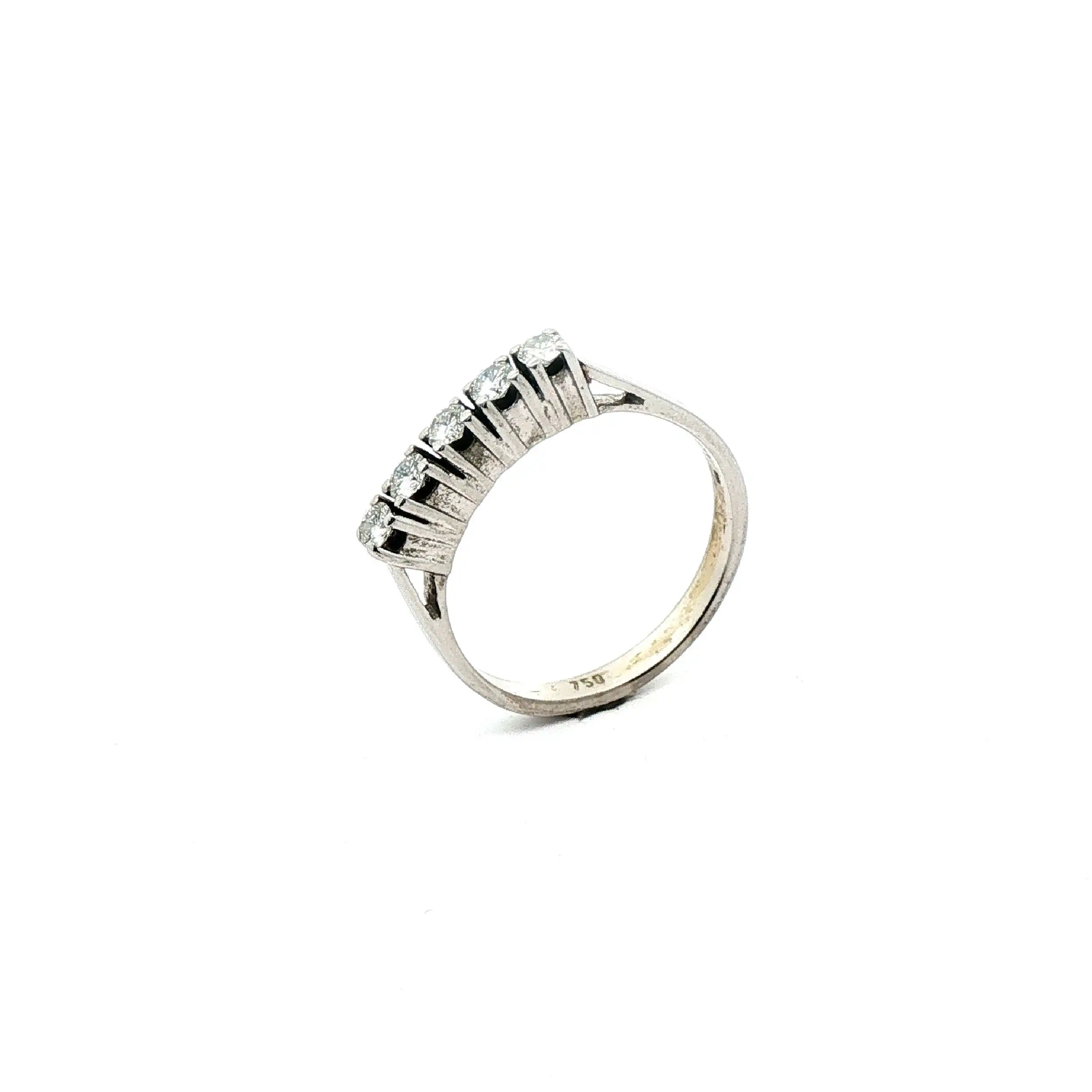 Ring Weißgold mit Brillanten Ring Weißgold mit Brillanten