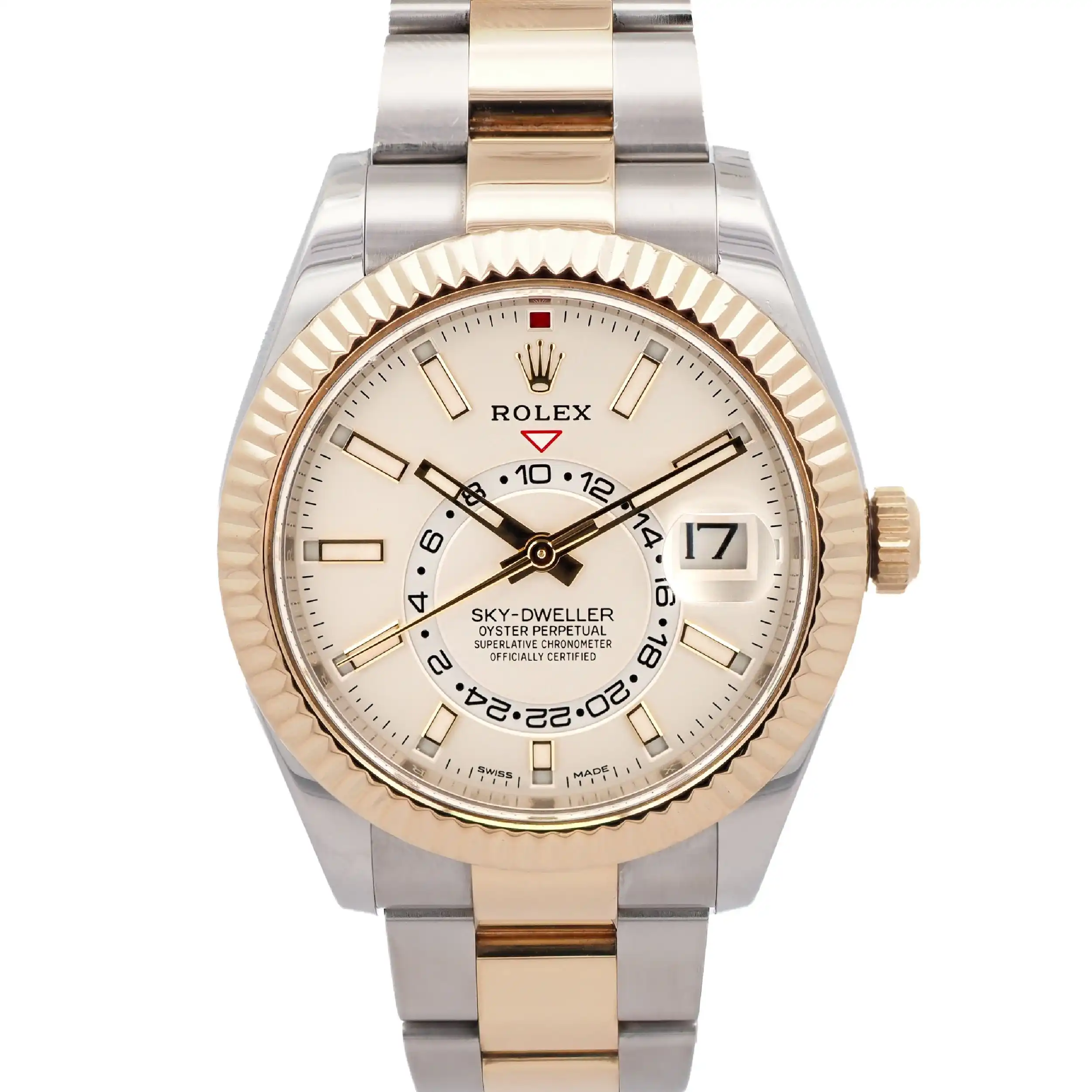 Herrenuhr Rolex Skydweller 42mm Stahl Gold Ref: 326933 Herrenuhr Rolex Skydweller 42mm Stahl Gold Ref: 326933