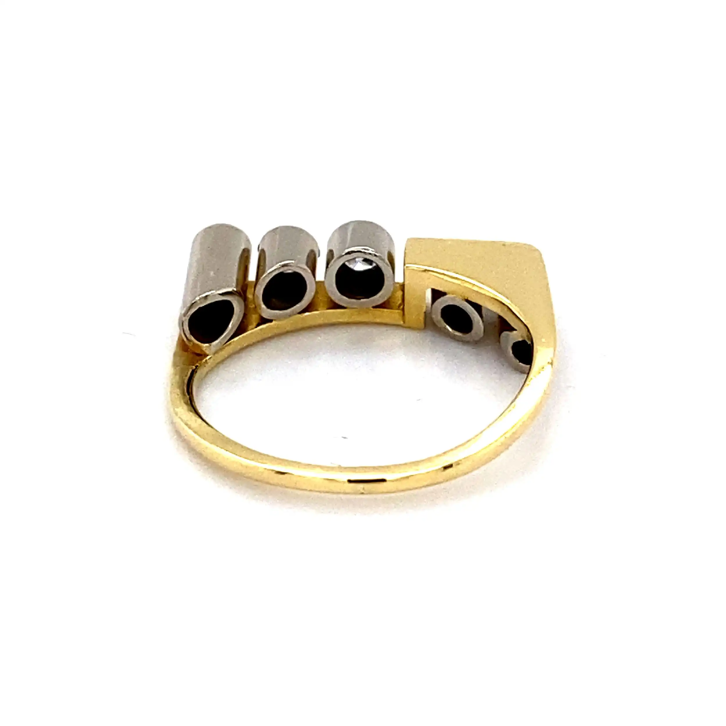 Ring Bicolor mit Brillanten Ring Bicolor mit Brillanten