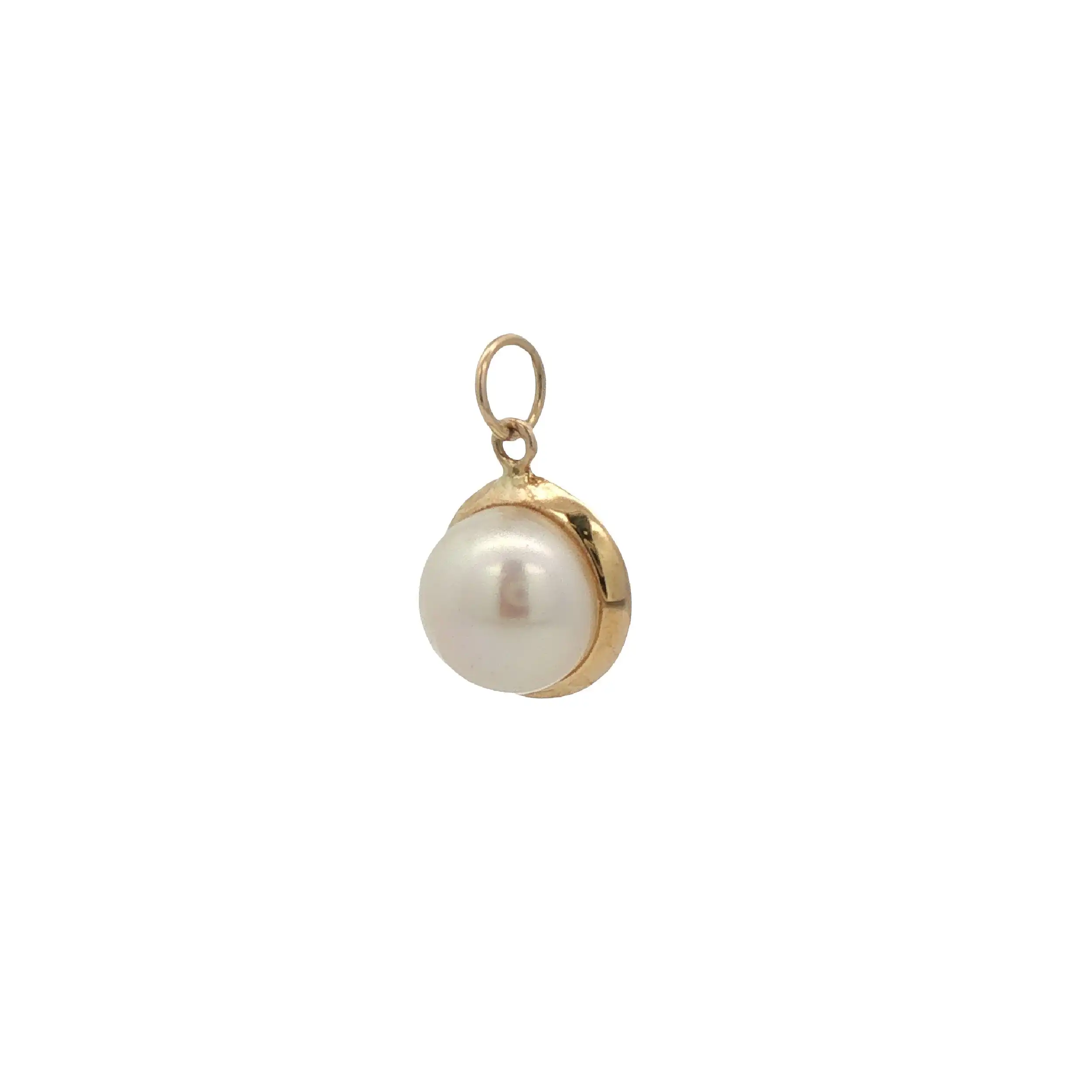 Anhänger Gelbgold mit Perle Anhänger Gelbgold mit Perle