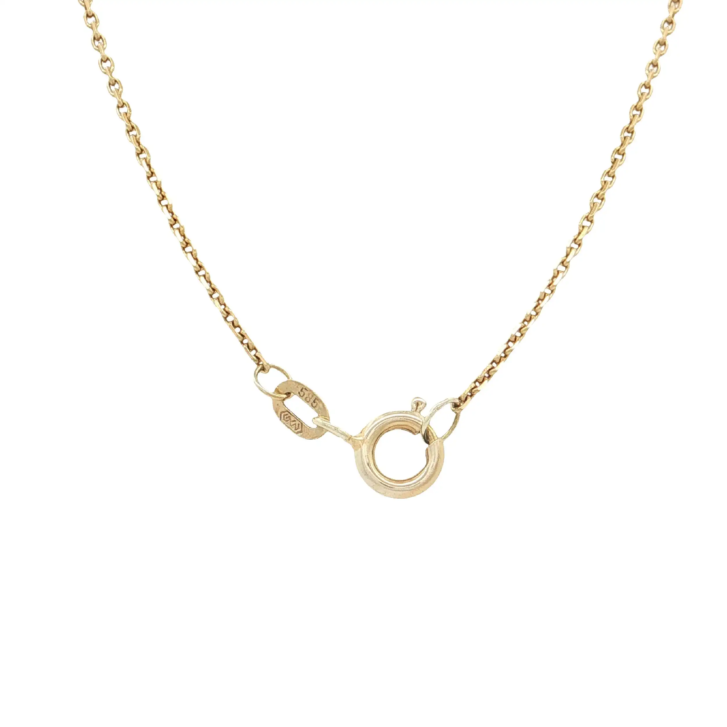 Collier Gelbgold mit Zirkonia Collier Gelbgold mit Zirkonia