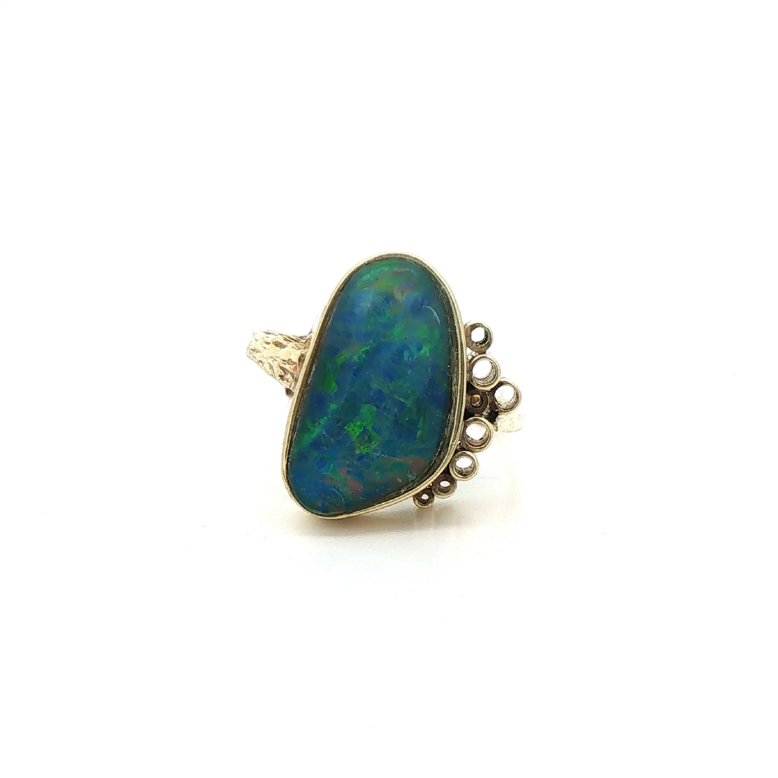 Ring Gelbgold mit Opal