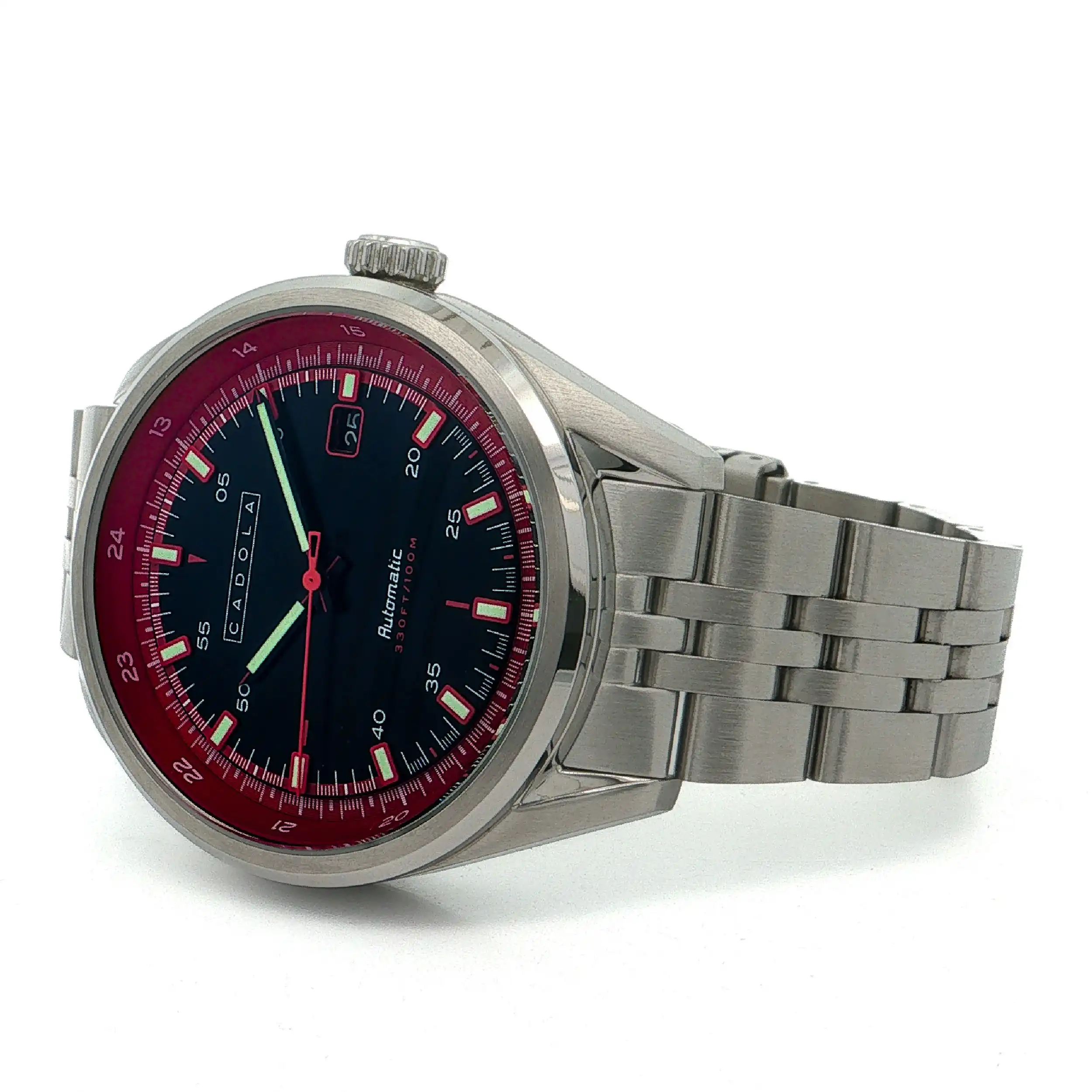 Herrenuhr Cadola Pista Red Black Automatic CD-1031 mit Box Herrenuhr Cadola Pista Red Black Automatic CD-1031 mit Box