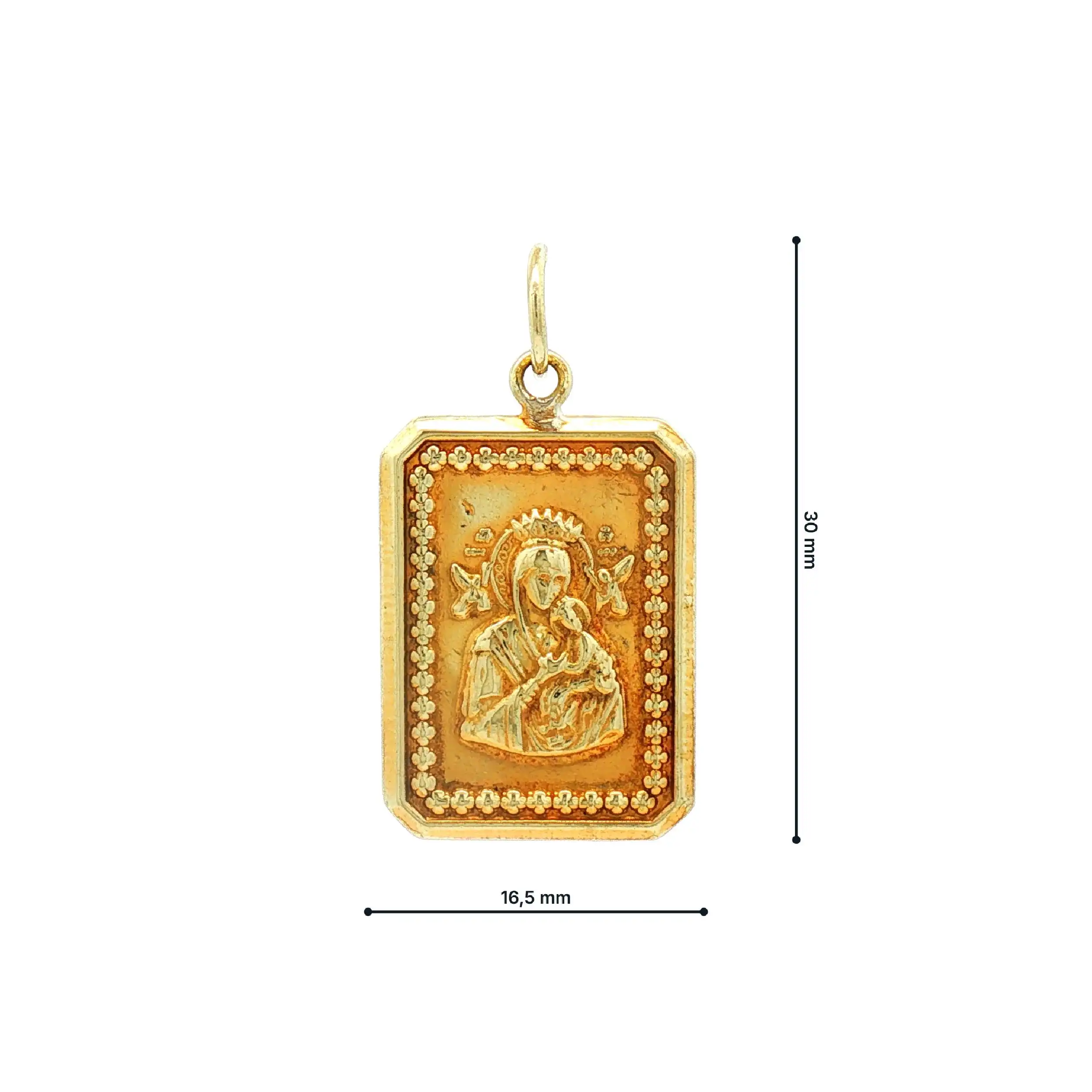 Anhänger Gelbgold