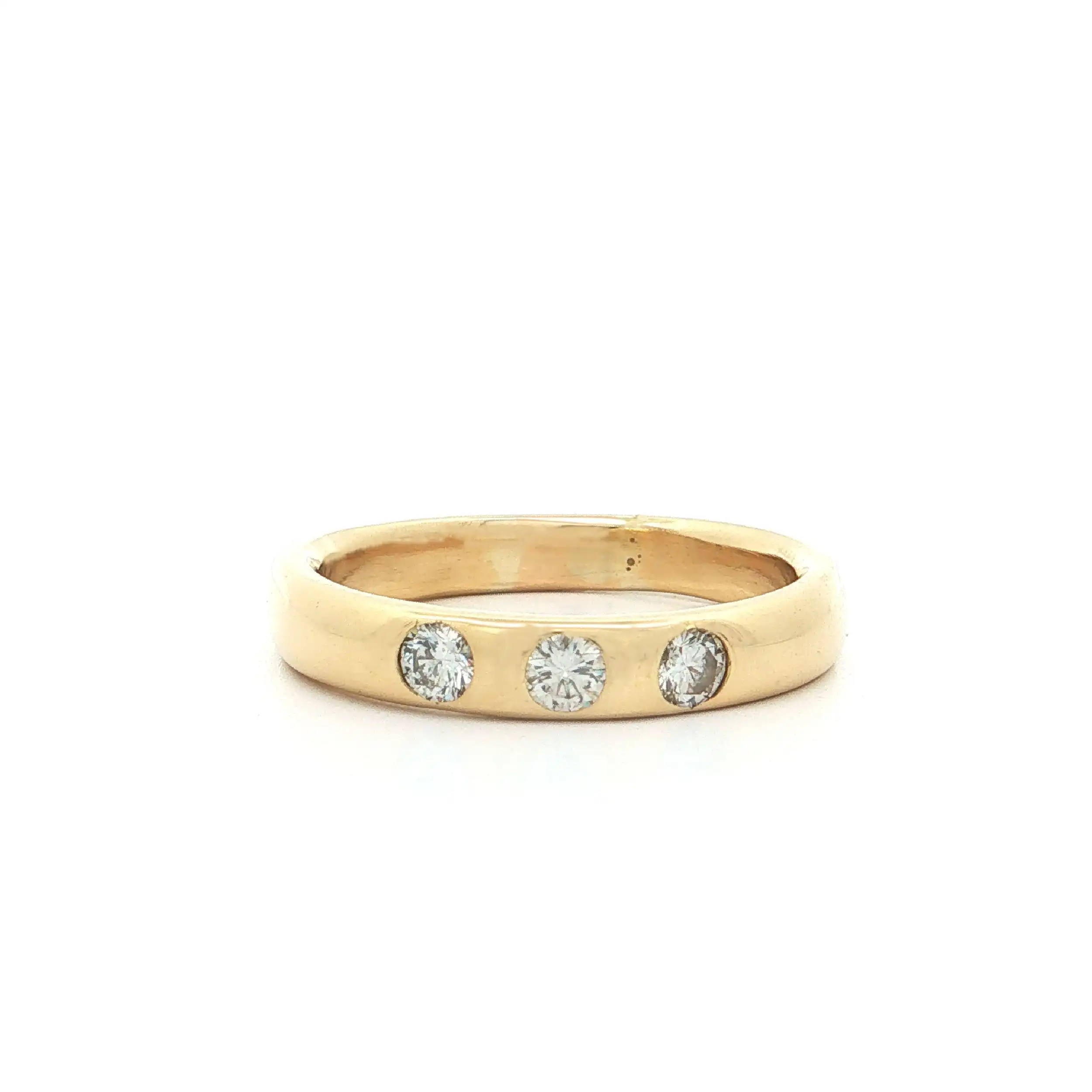 Ring Gelbgold mit Brillanten