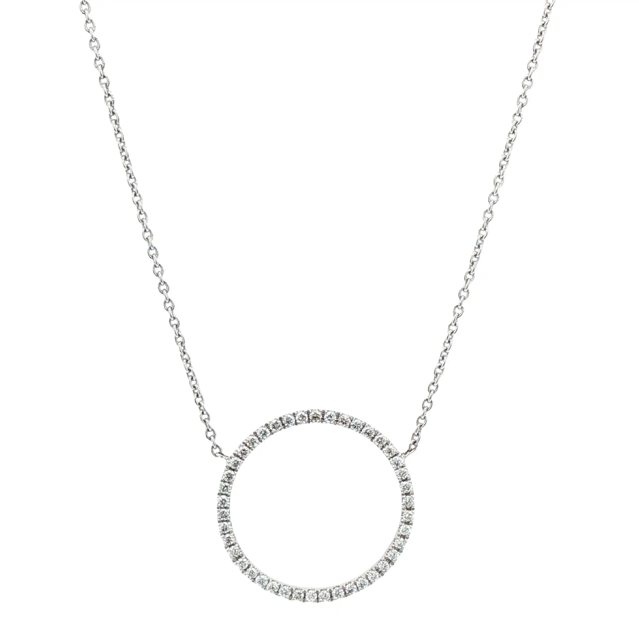 Collier "Kreis" Weißgold mit Brillanten Collier "Kreis" Weißgold mit Brillanten