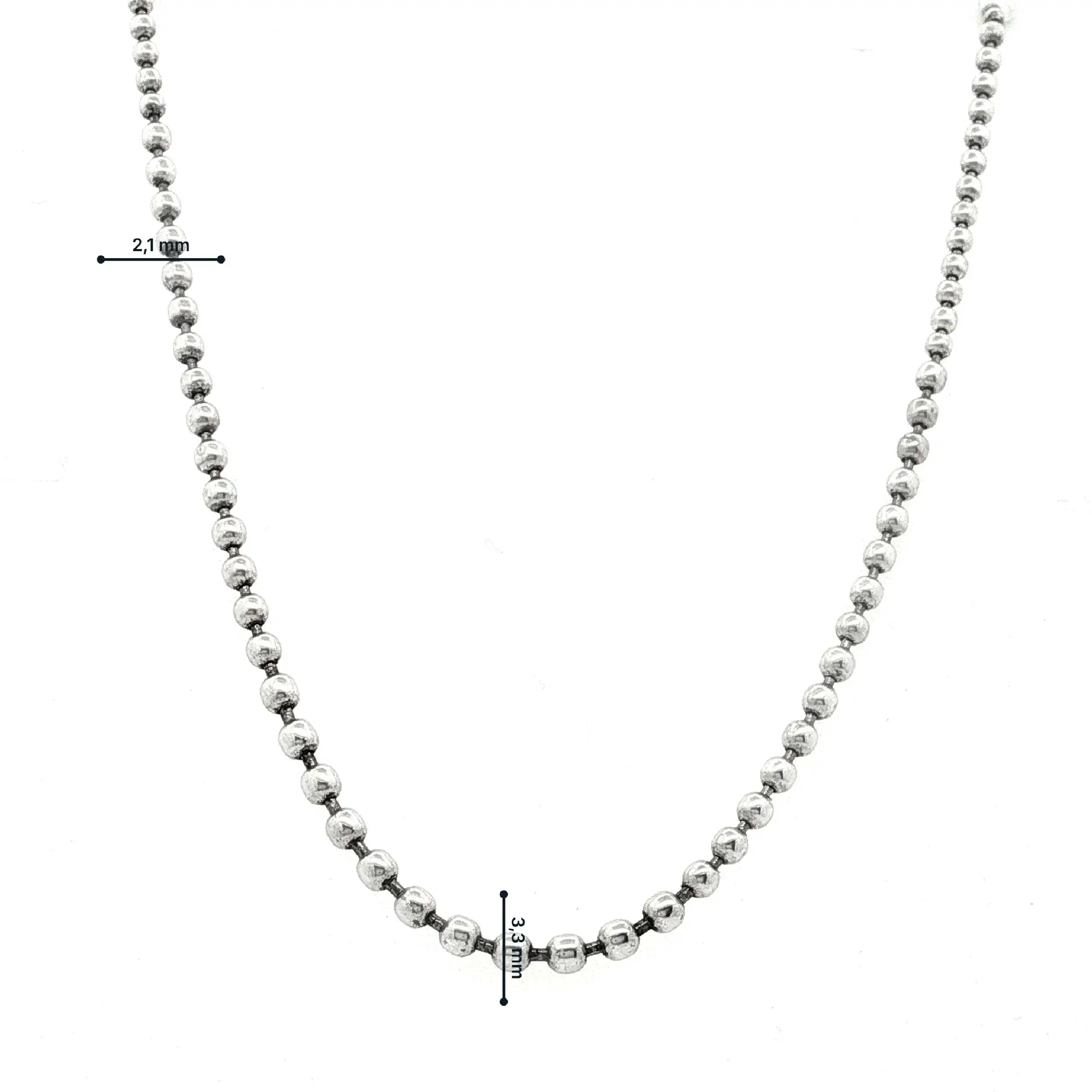 Kugelkette Silber