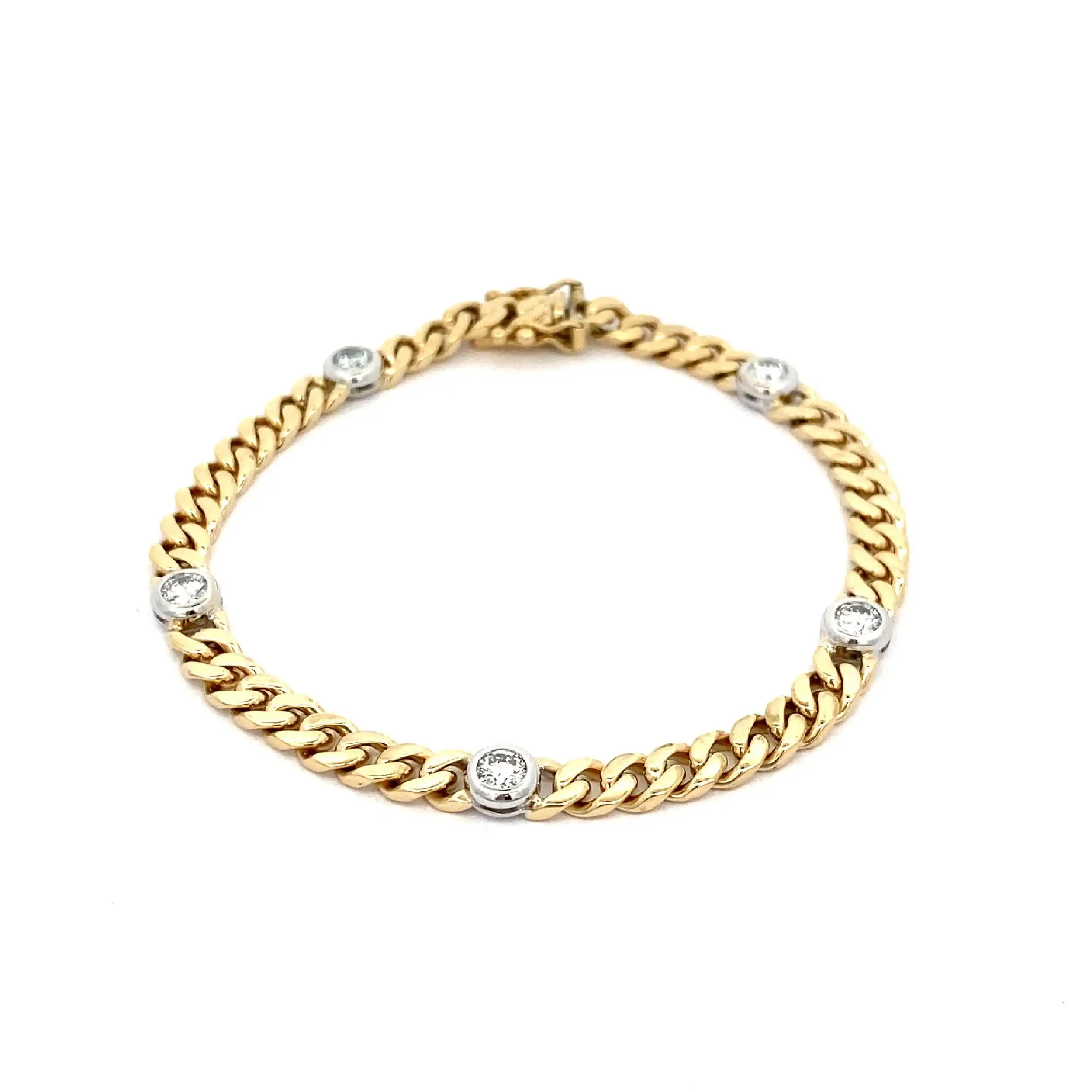 Armband Bicolor mit Brillanten Armband Bicolor mit Brillanten