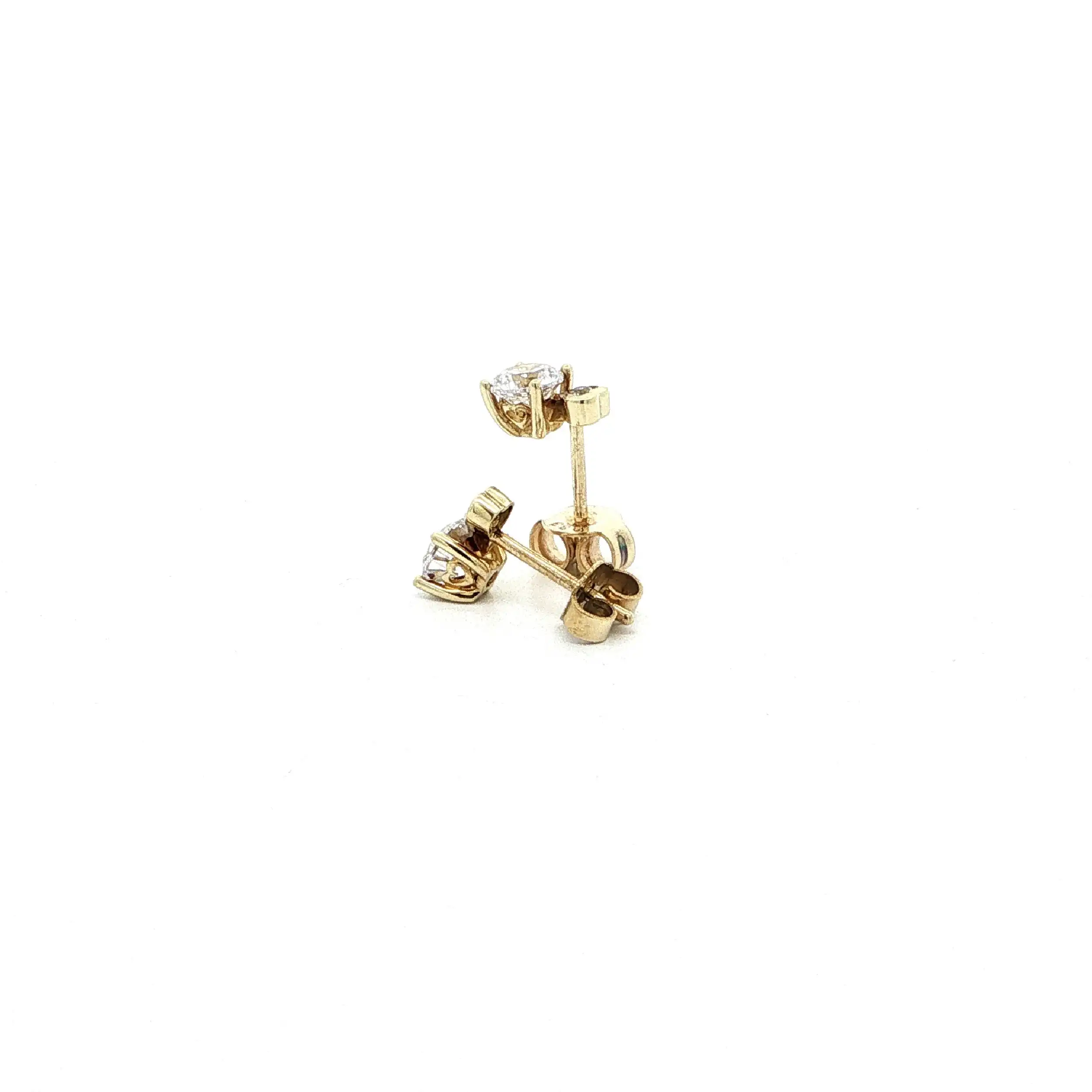 Ohrstecker Gelbgold mit Zirkonia Ohrstecker Gelbgold mit Zirkonia