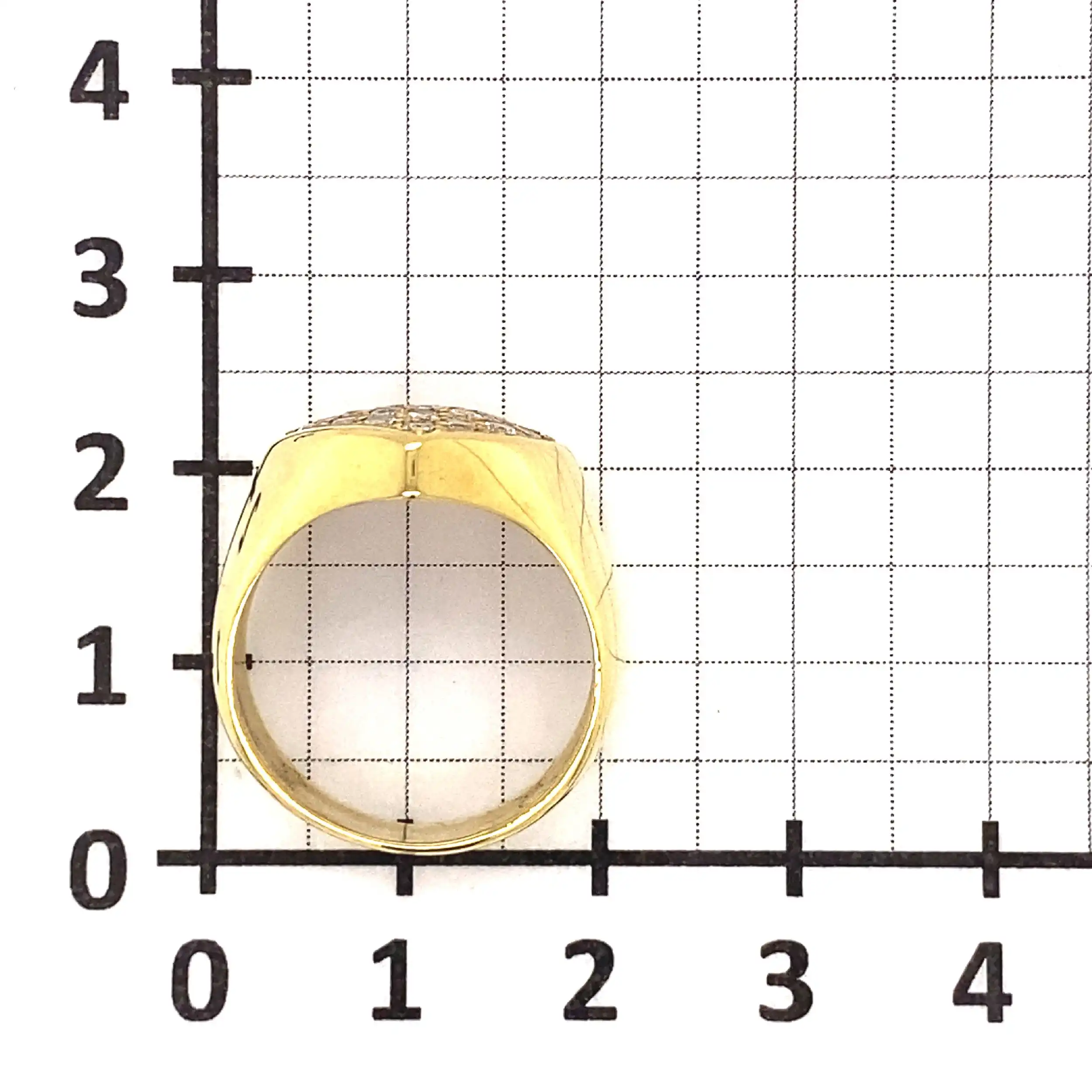 Ring Gelbgold Herz mit Brillanten, graviert mit 0.48ct Ring Gelbgold Herz mit Brillanten, graviert mit 0.48ct