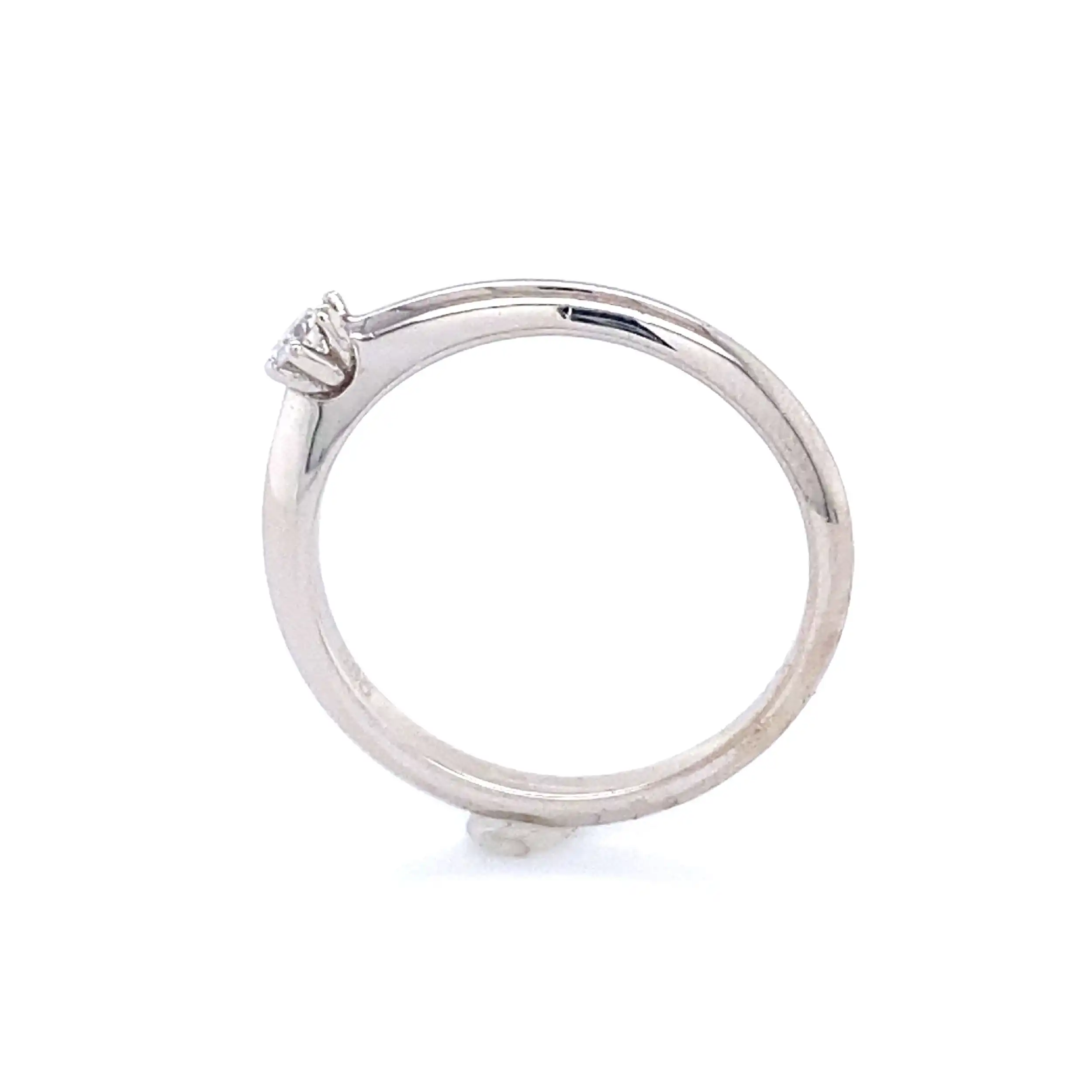 Ring Weißgold mit Solitär Brillant