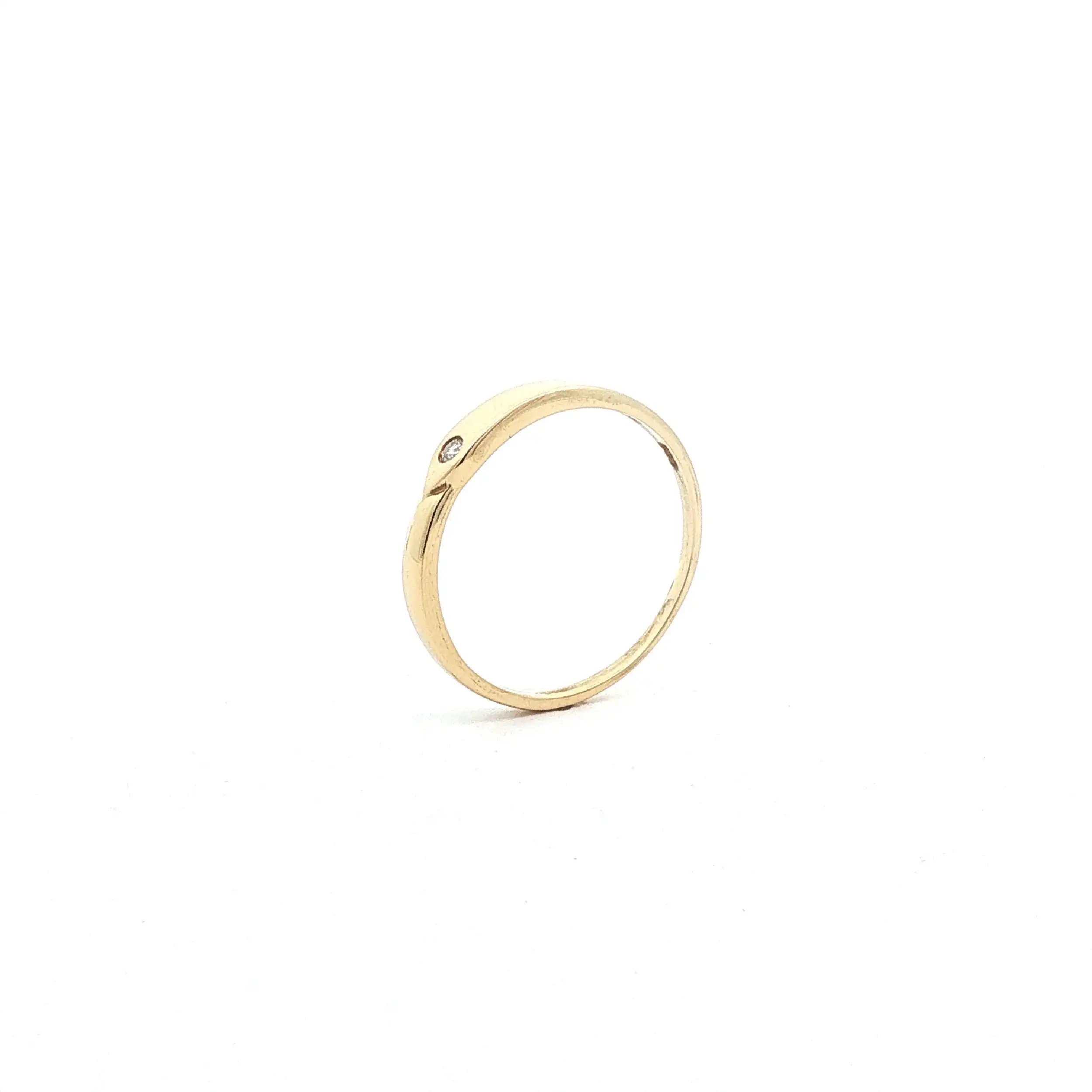 Ring Gelbgold mit Brillant