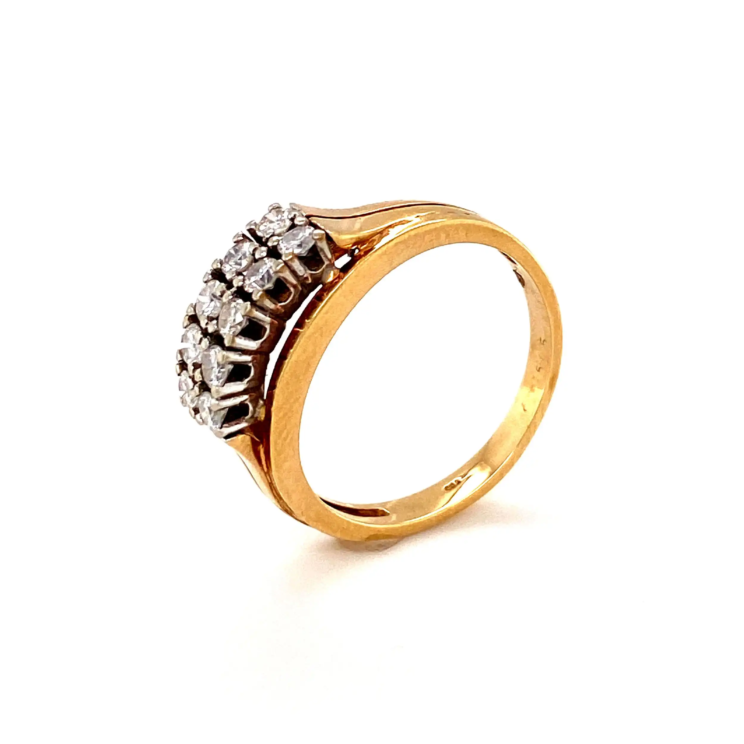 Ring Bicolor mit Brillanten