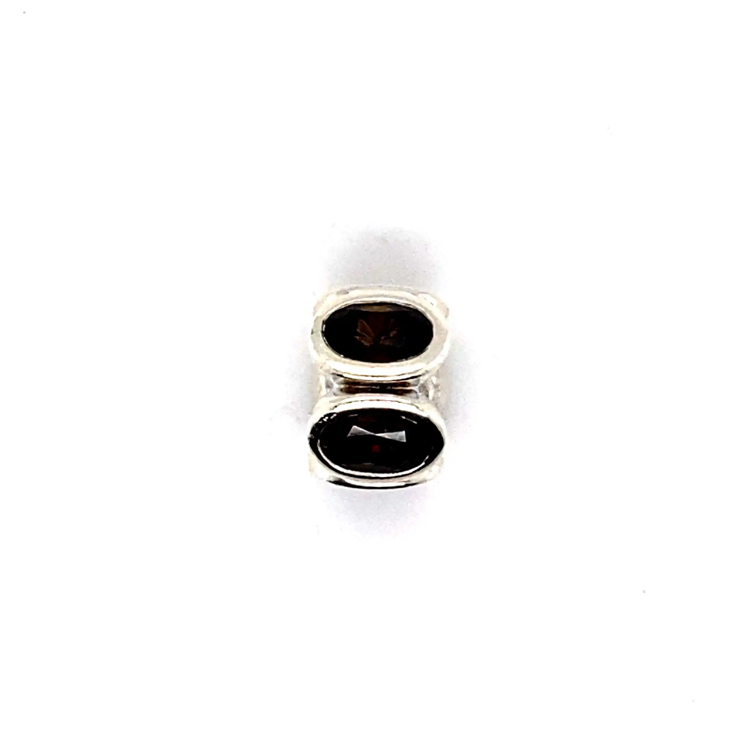 Silberanhänger Pandora Charm - Ovale Lichter mit Braunen Zirkonia Silberanhänger Pandora Charm - Ovale Lichter mit Braunen Zirkonia
