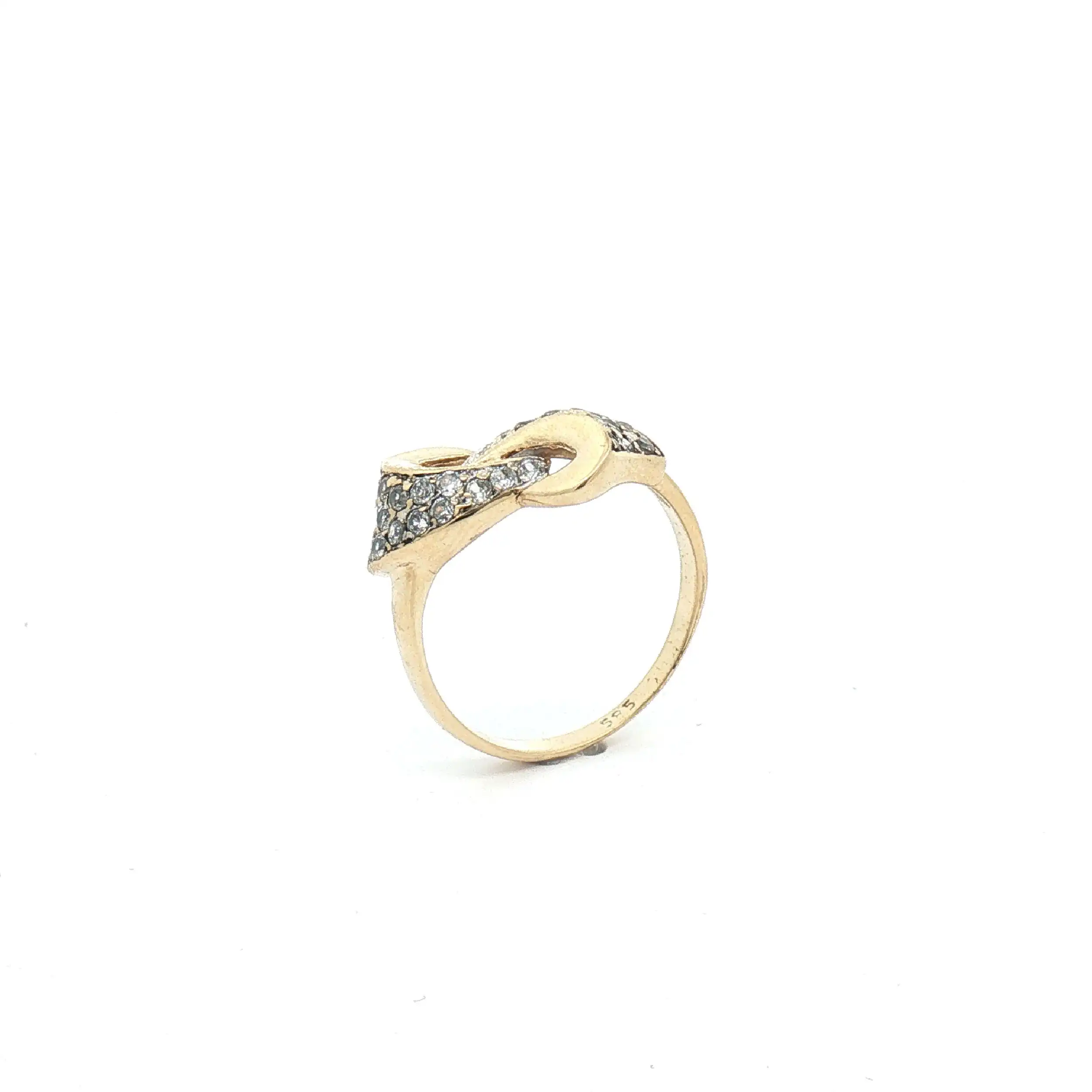 Ring Bicolor mit Zirkonia