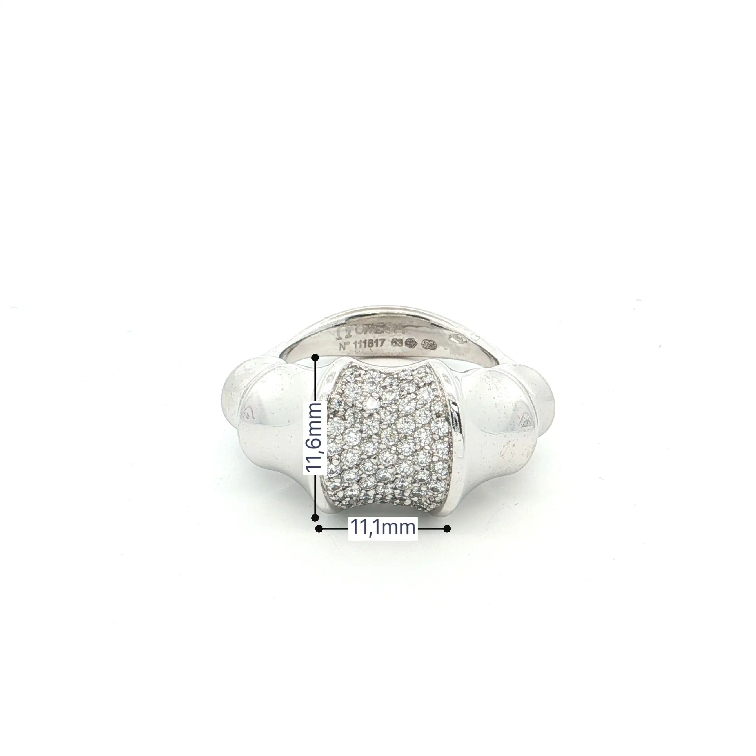 Ring Weißgold mit Brillanten von Omega Ring Weißgold mit Brillanten von Omega