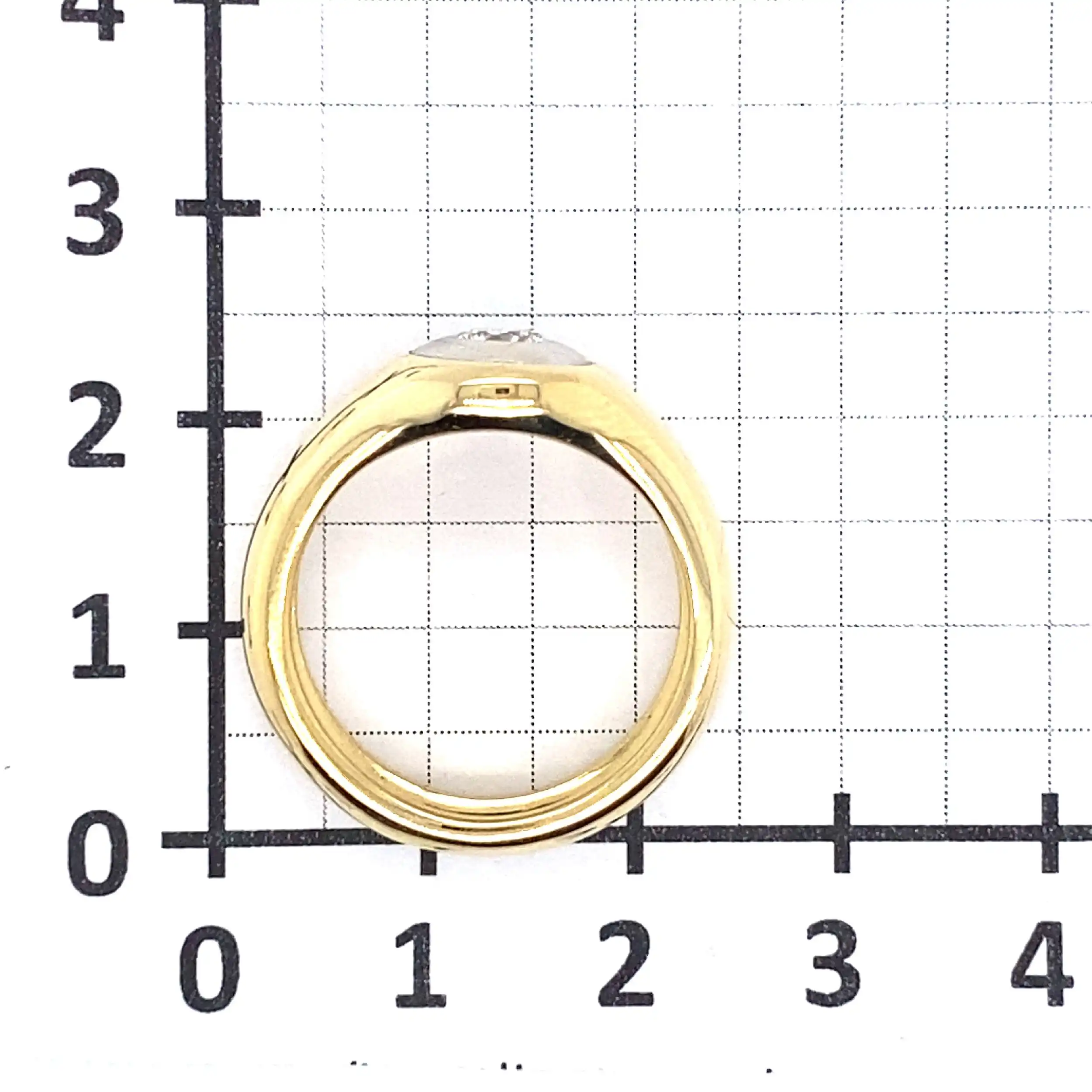Ring Bicolor mit Brillant Ring Bicolor mit Brillant