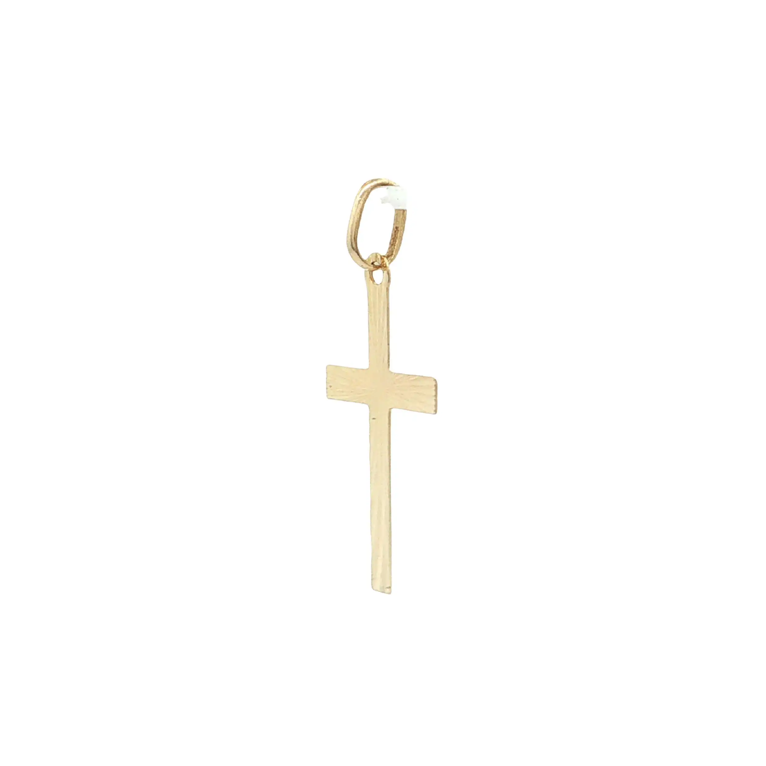 Kreuzanhänger Gelbgold