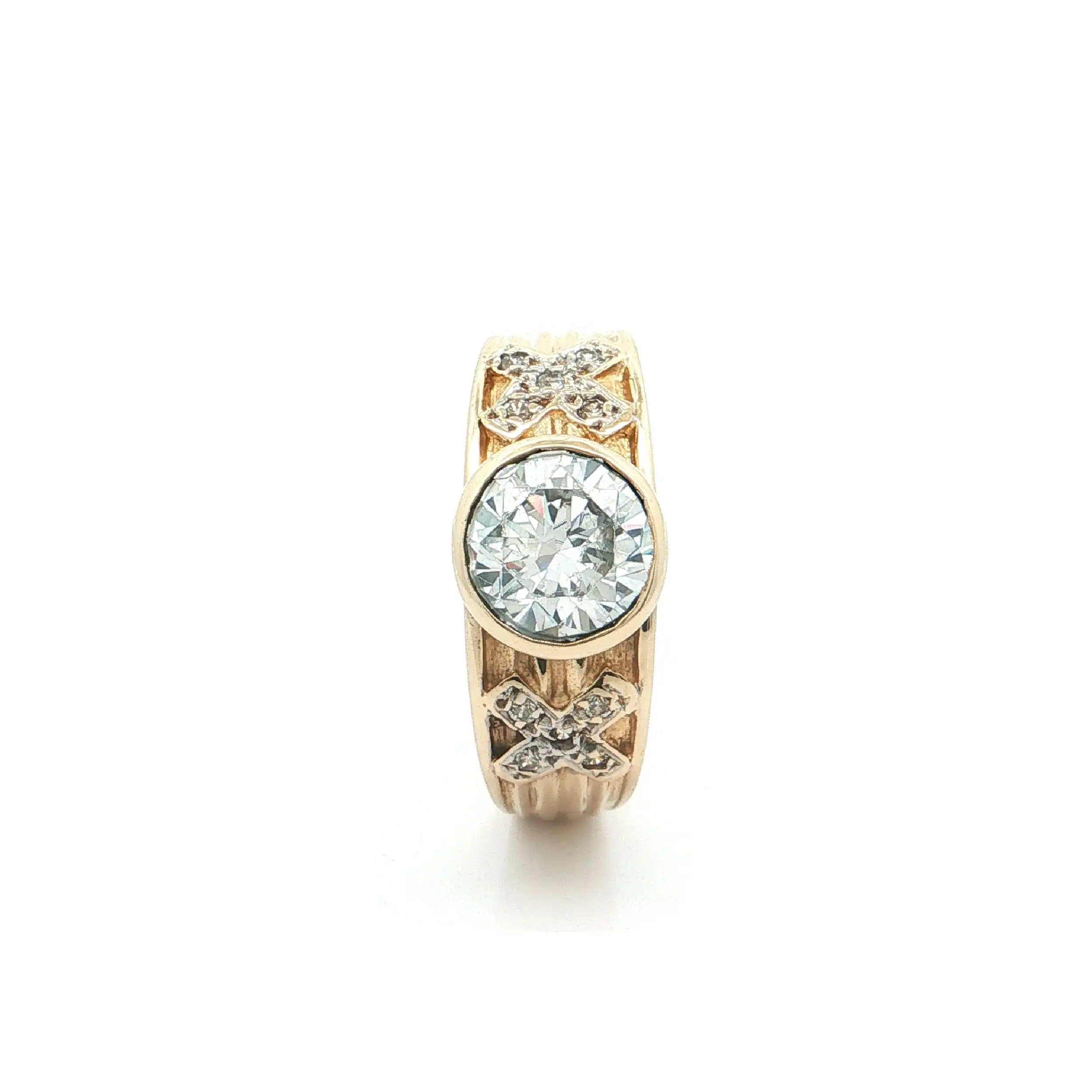 Ring Gelbgold mit Zirkonia