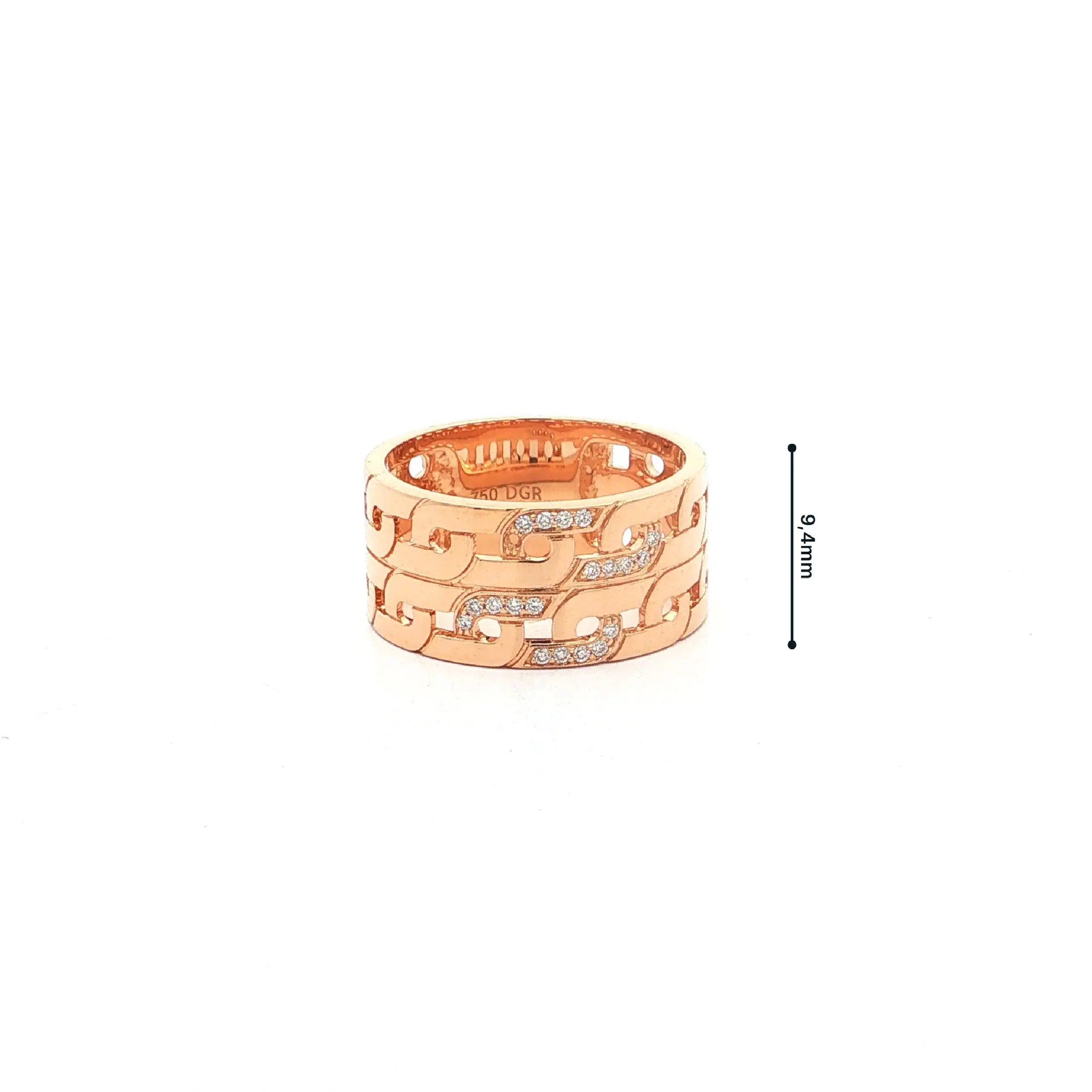 Ring Roségold mit Brillanten 0,09ct. TW/SI Ring Roségold mit Brillanten 0,09ct. TW/SI