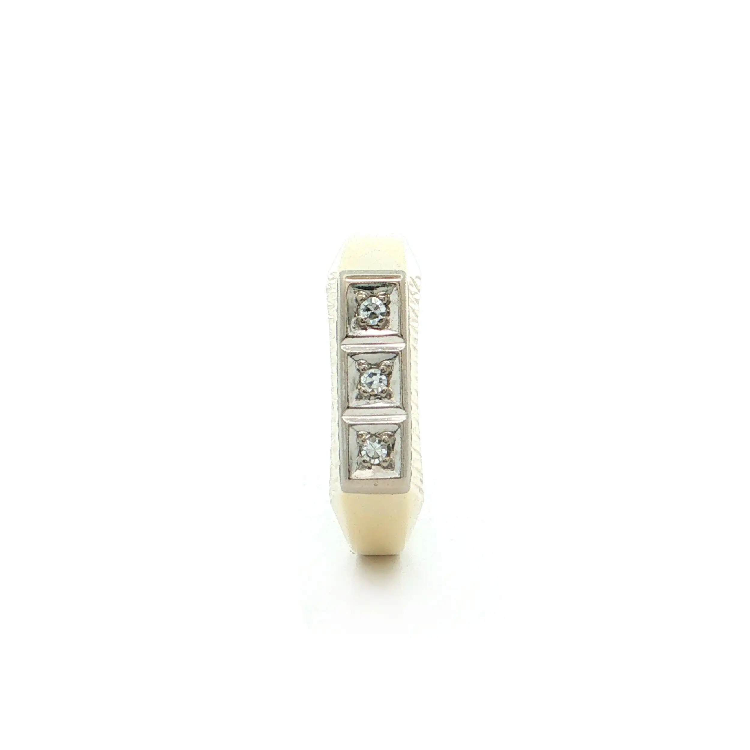 Ring Bicolor mit Diamanten