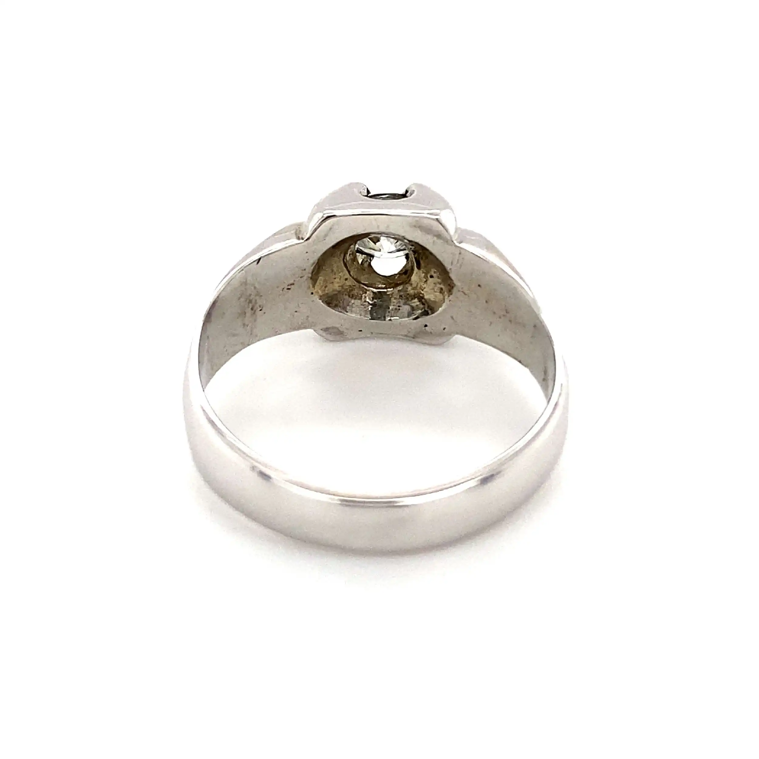 Ring Weißgold mit Brillant Ring Weißgold mit Brillant