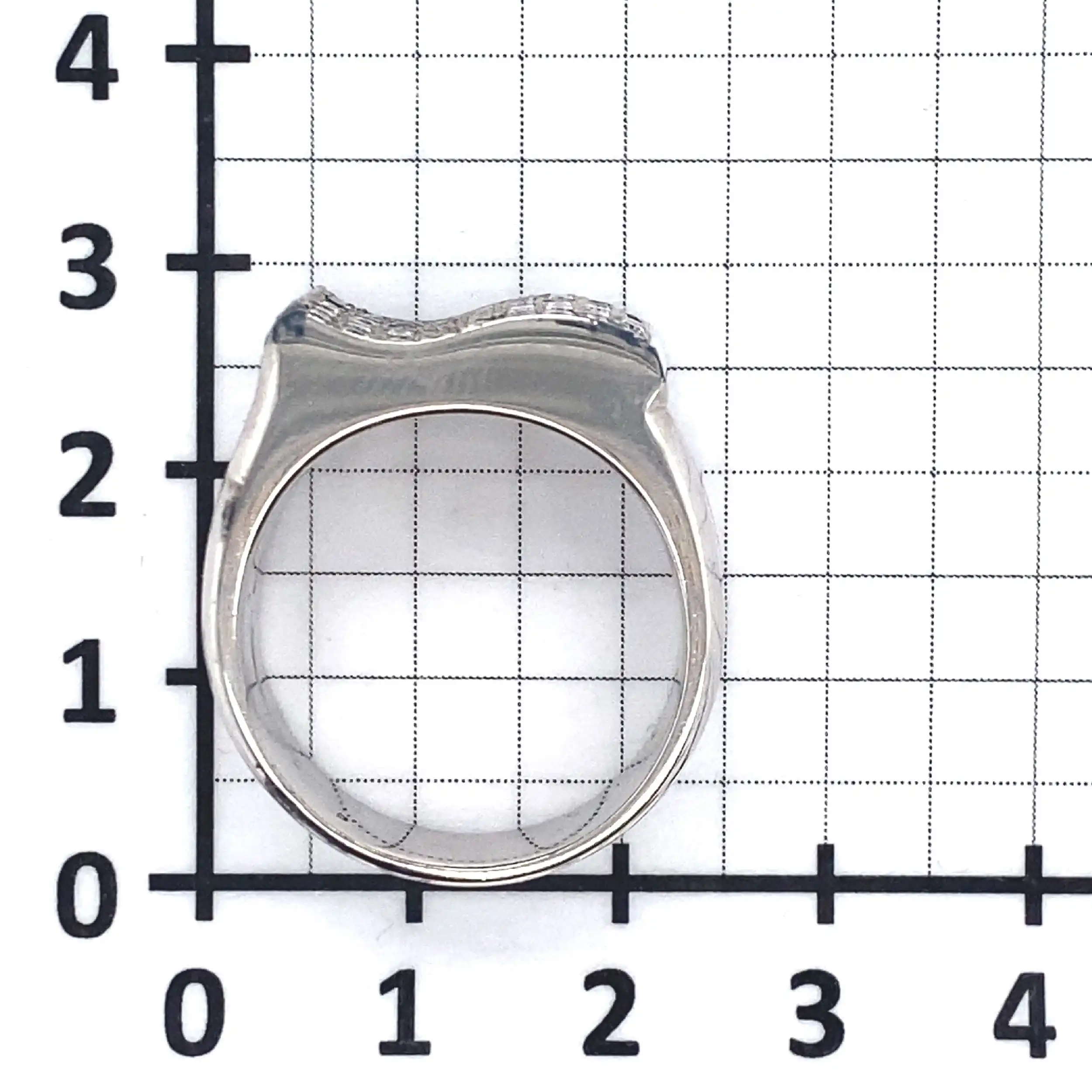 Ring Weißgold mit schwarzen und weißen Brillanten Ring Weißgold mit schwarzen und weißen Brillanten