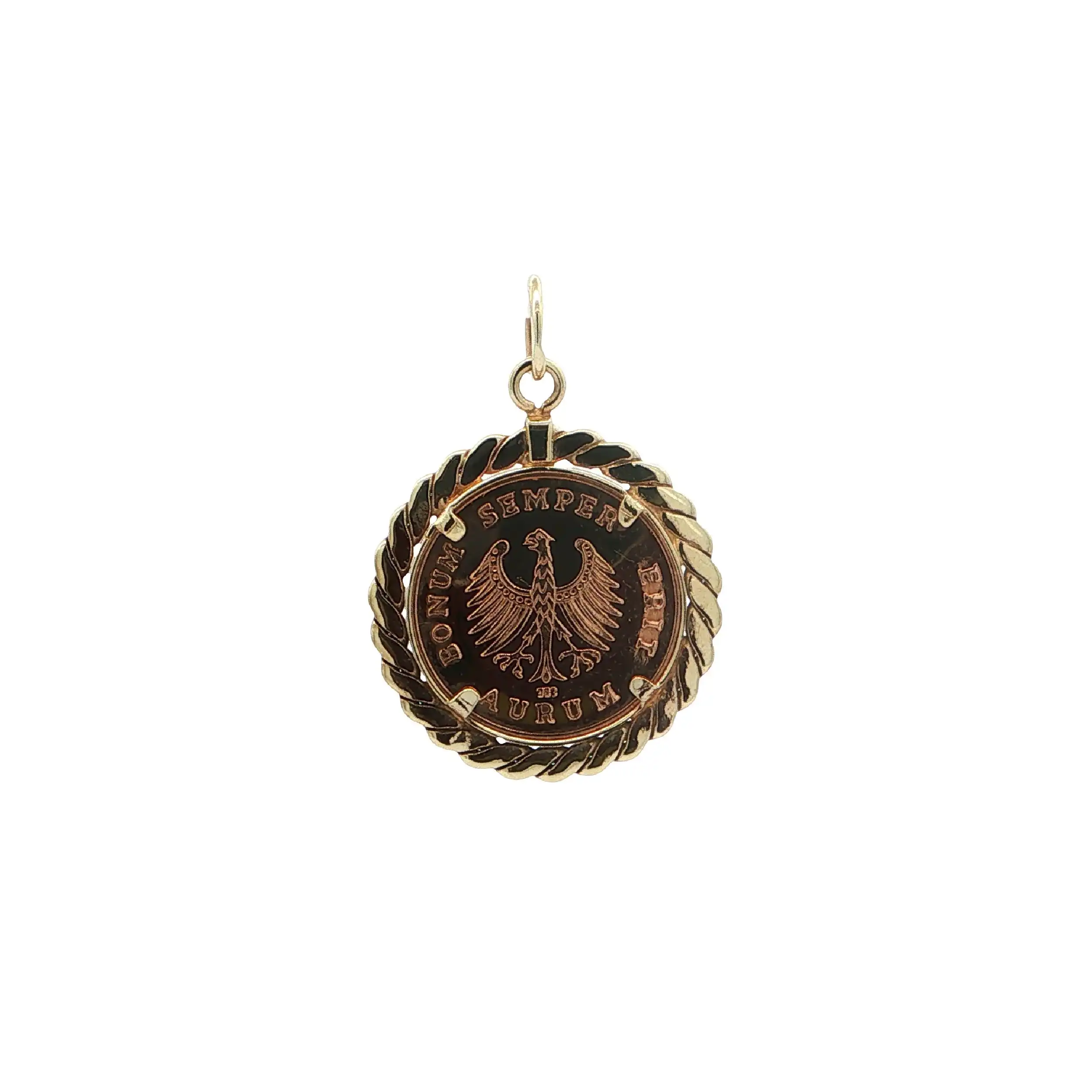 Anhänger Gelbgold mit Nofretete-Medaille