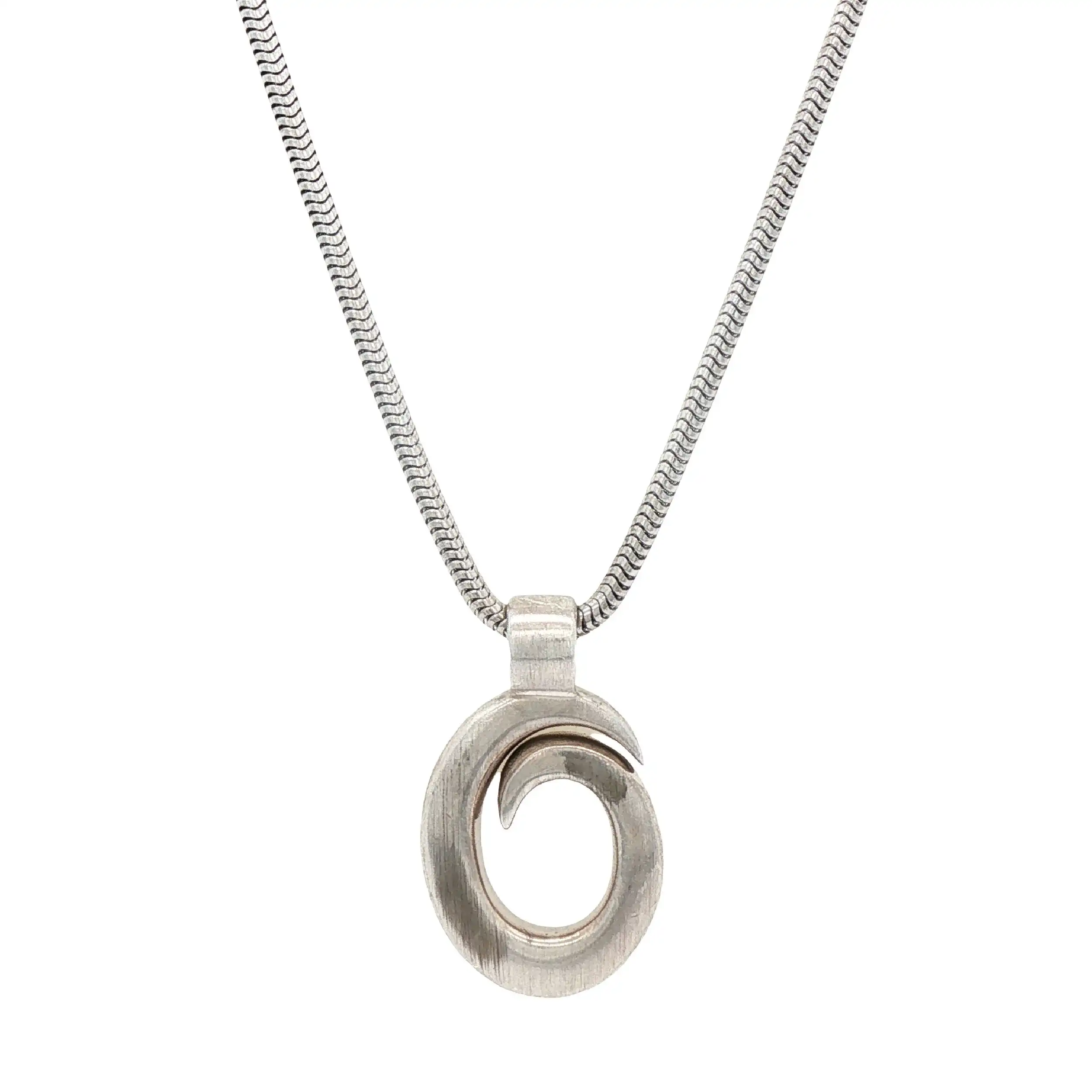 Schlangenkette Silber mit Anhänger Schlangenkette Silber mit Anhänger