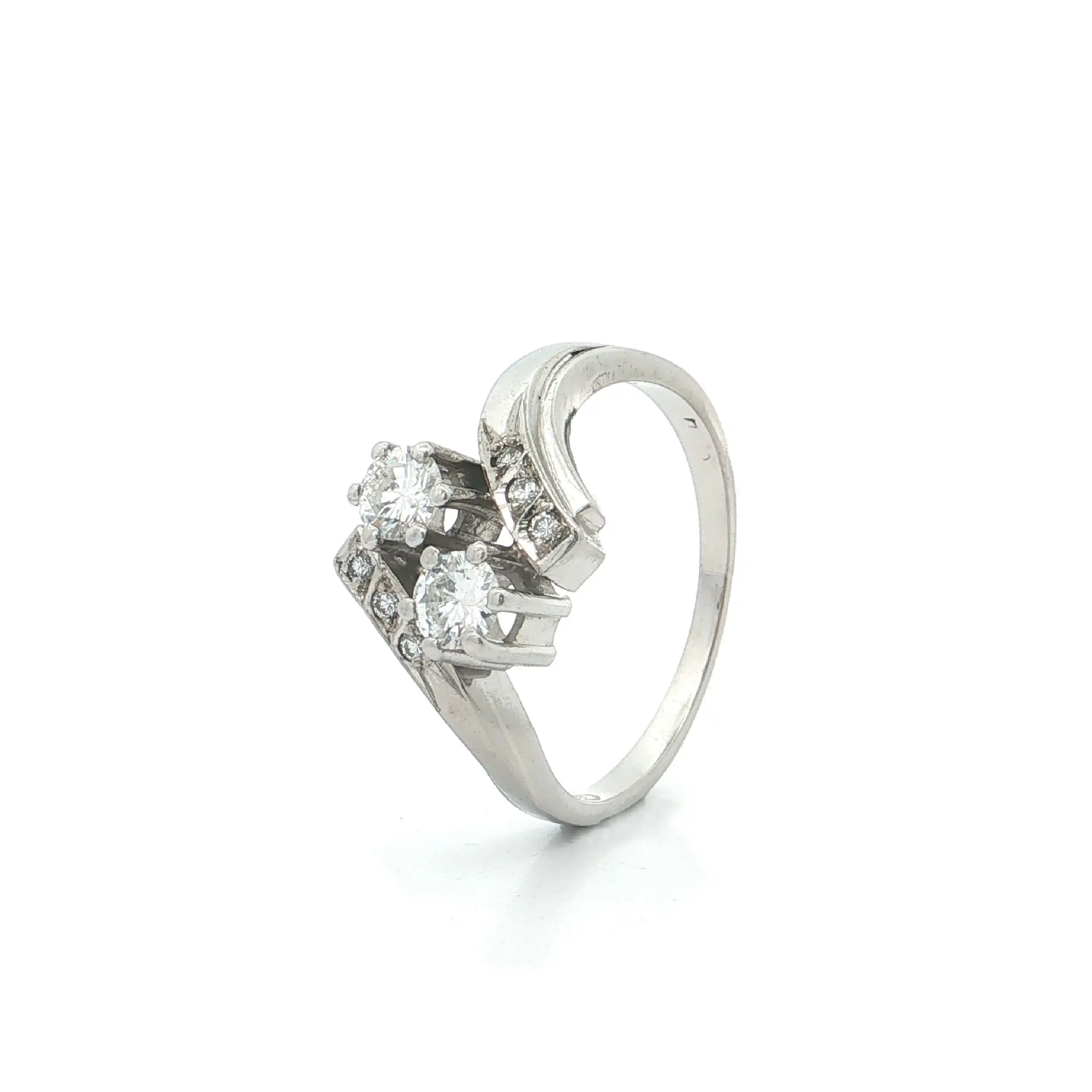 Ring Weißgold mit Brillanten