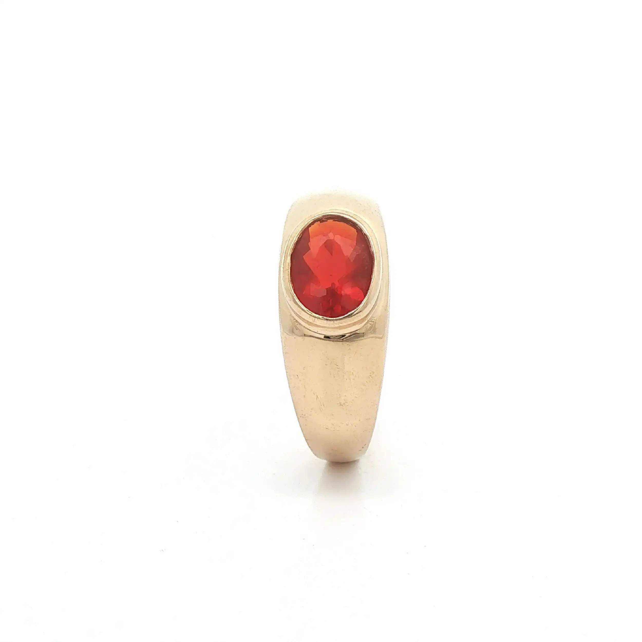 Ring Gelbgold mit Farbstein