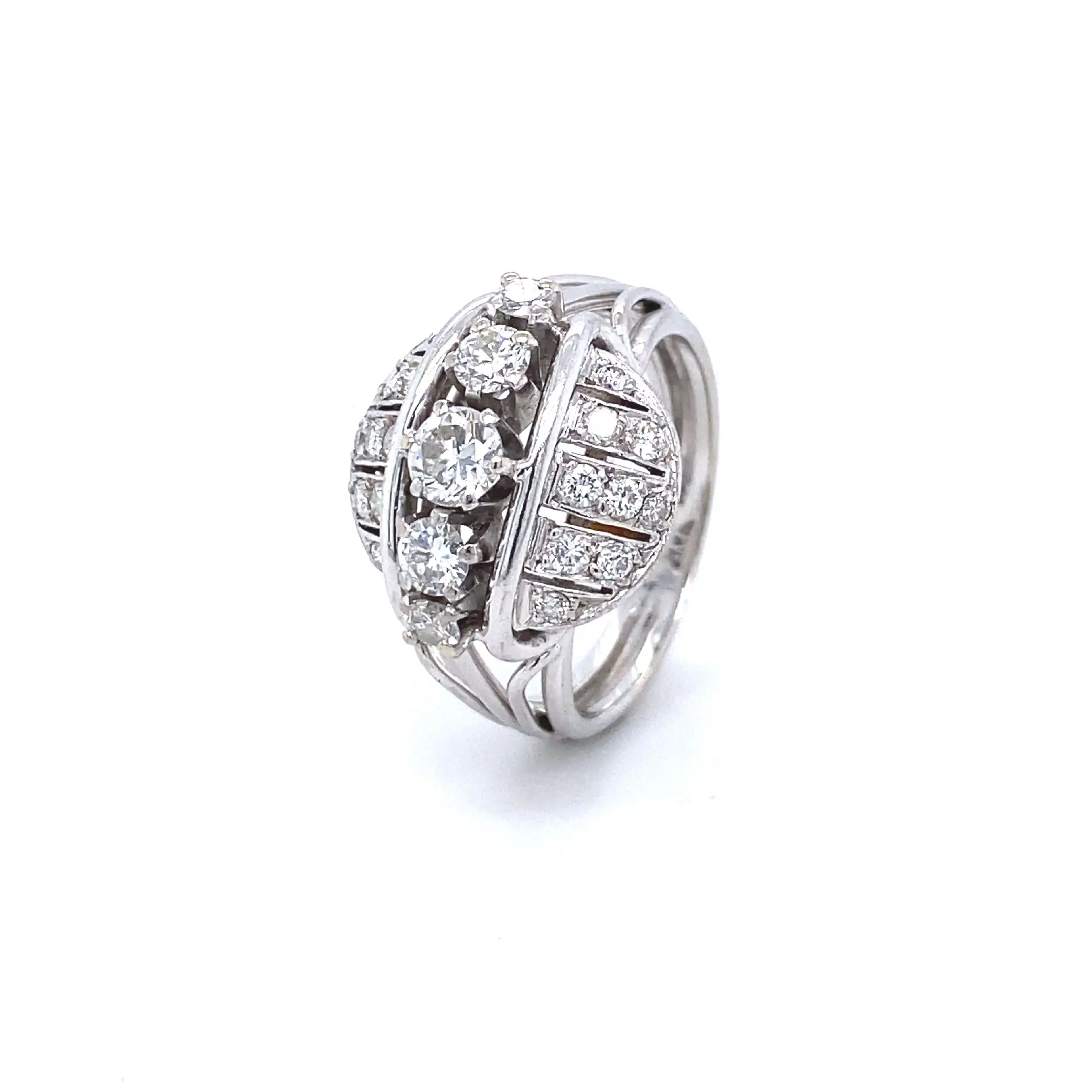 Ring Weißgold mit Brillanten