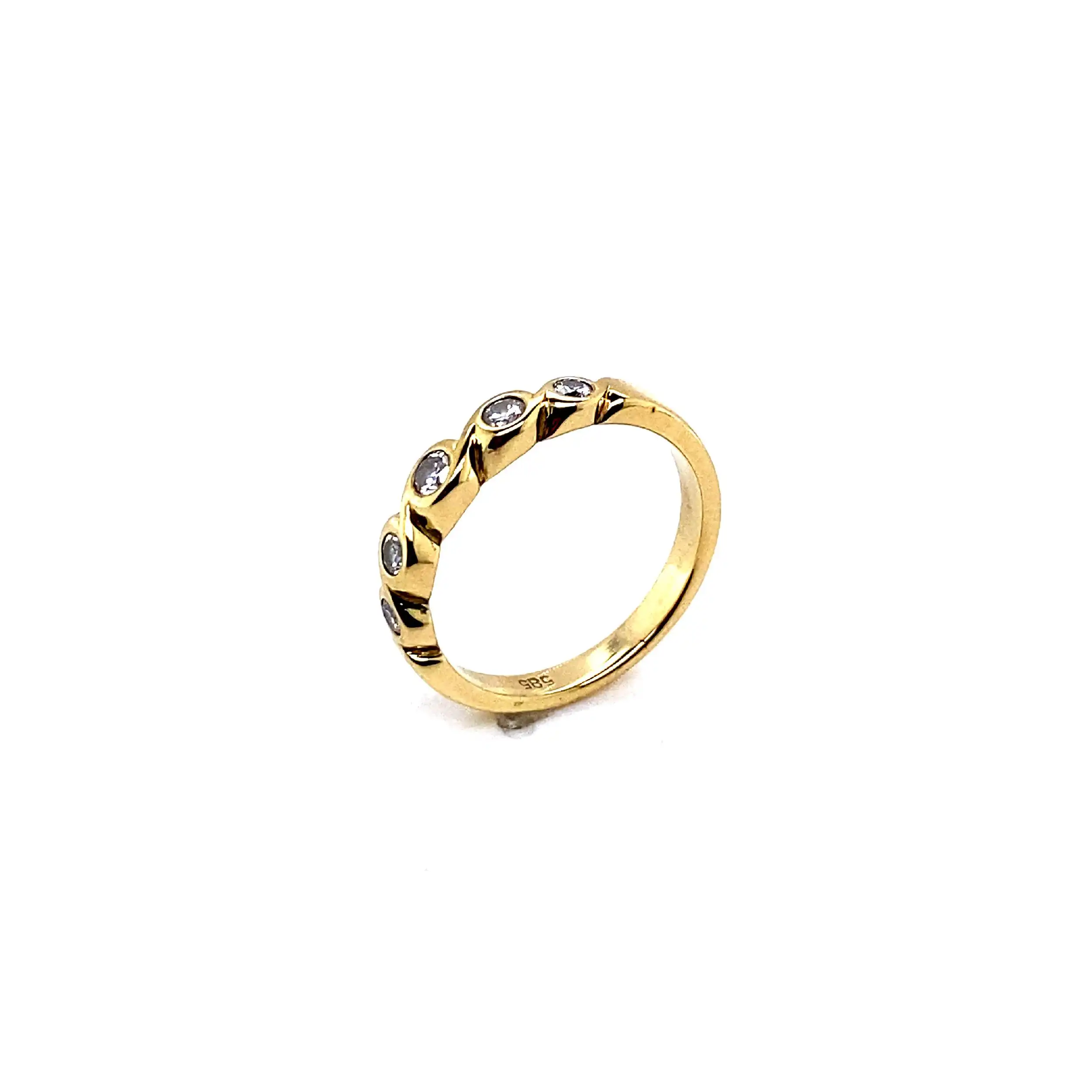 Ring Gelbgold mit Brillanten Ring Gelbgold mit Brillanten