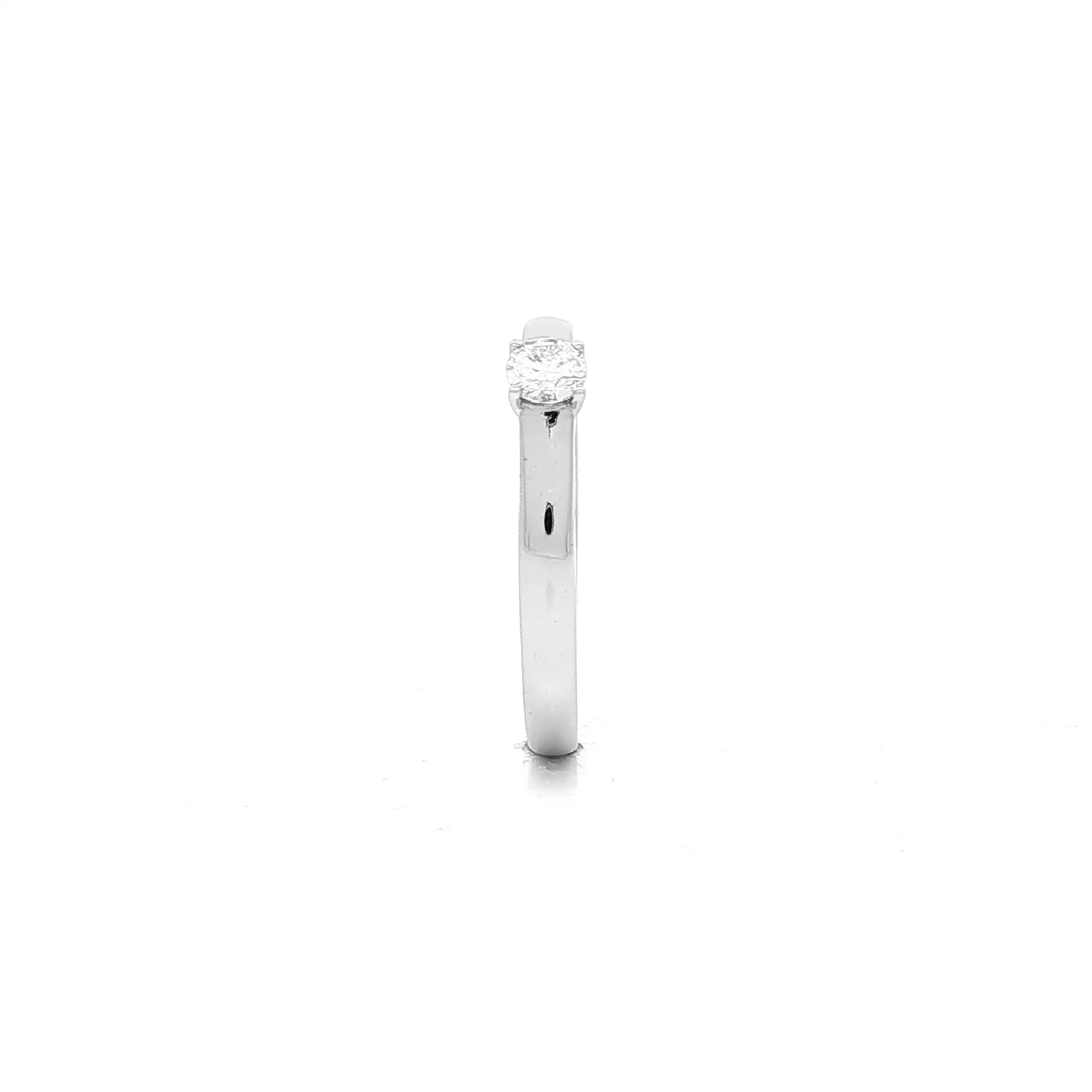Solitärring Weißgold mit Brillant Solitärring Weißgold mit Brillant