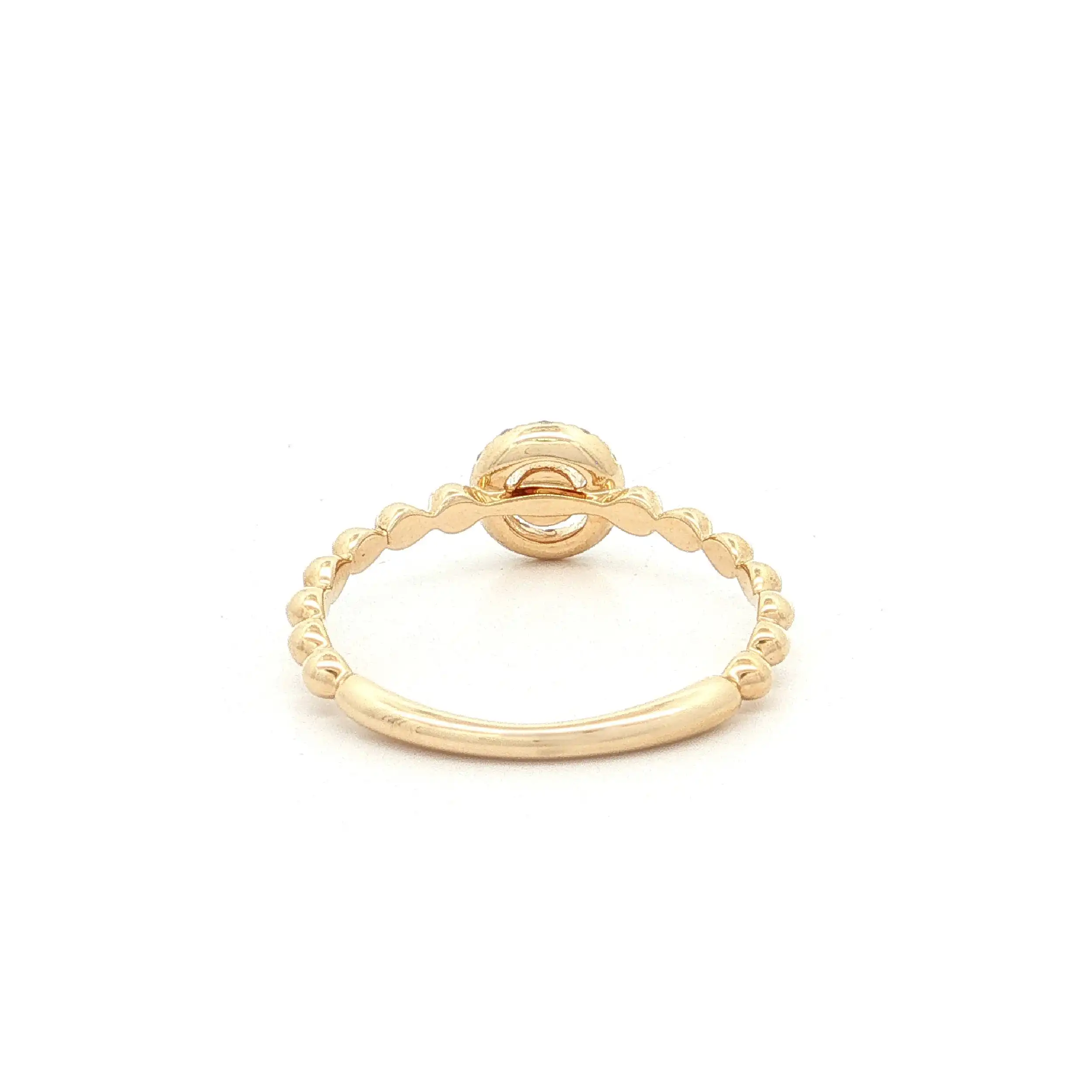 Kügelchenring Gelbgold mit Brillanten Kügelchenring Gelbgold mit Brillanten