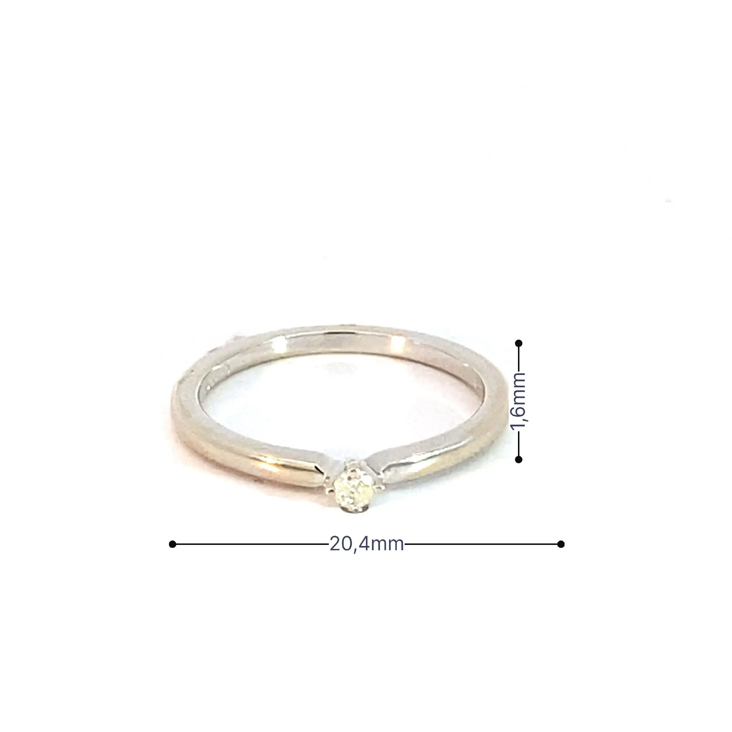 Ring Weißgold mit Brillant