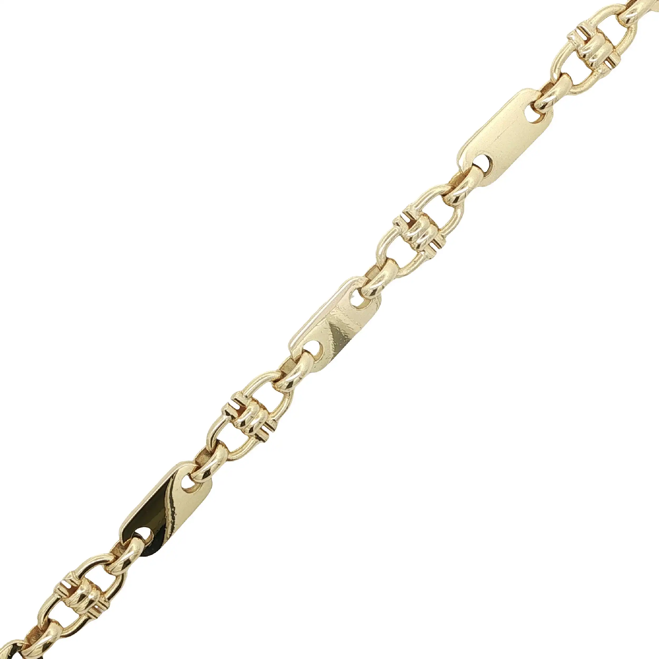 Plattensteigbügel-Armband Gelbgold Plattensteigbügel-Armband Gelbgold