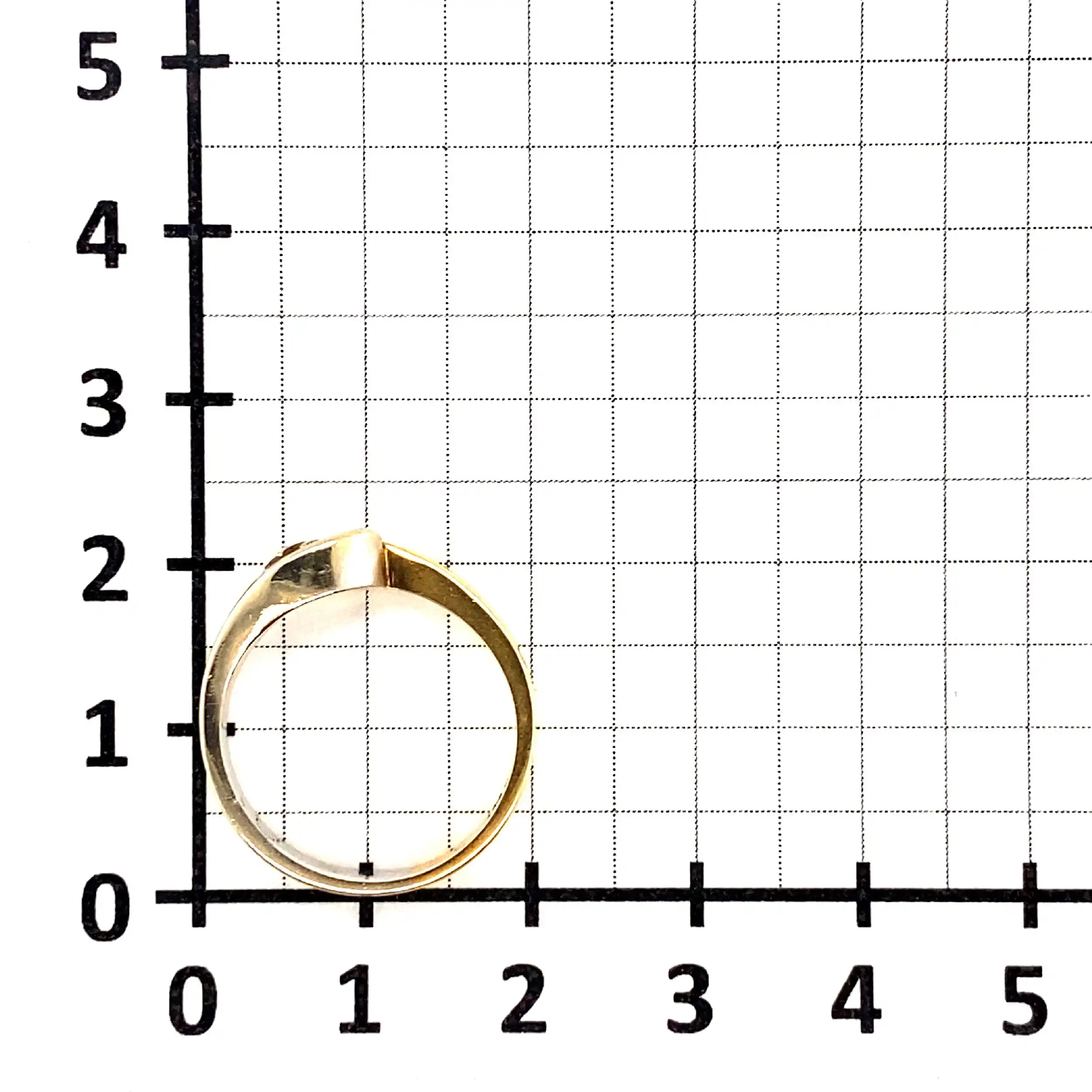 Ring Bicolor mit Brillant