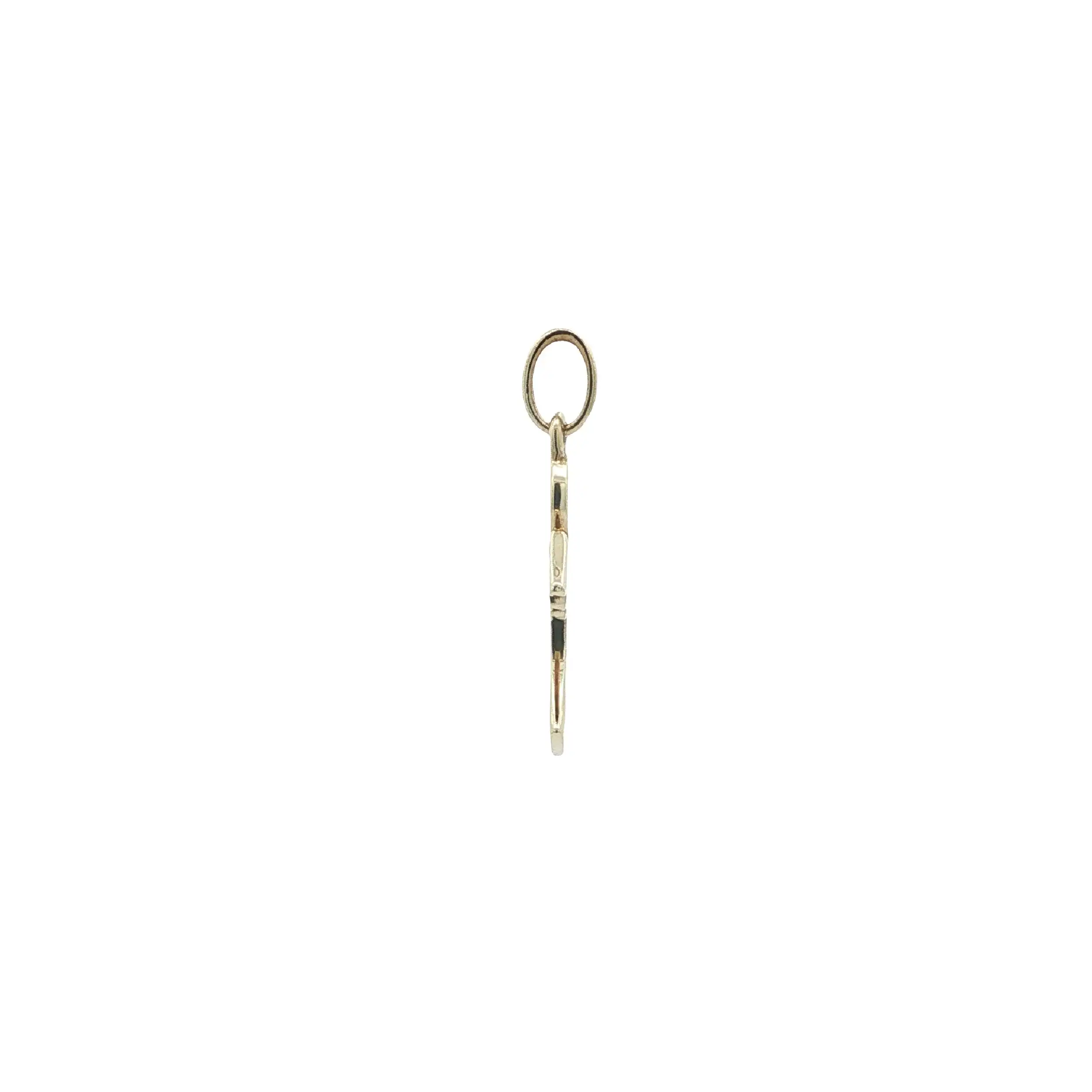Anhänger Gelbgold "Engel" mit Brillant, graviert mit 0,01ct. Anhänger Gelbgold "Engel" mit Brillant, graviert mit 0,01ct.
